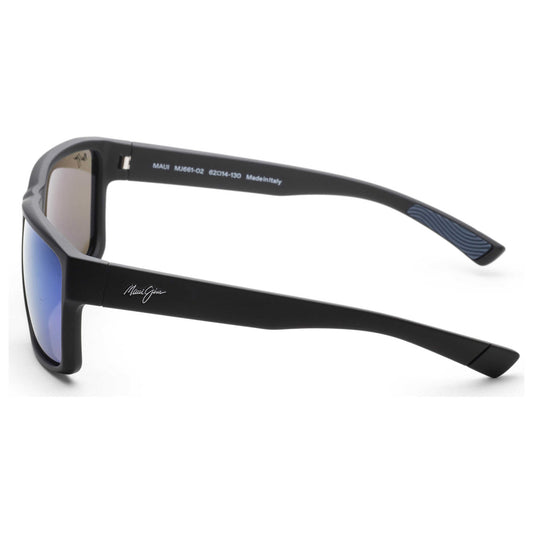 Left view of Maui Jim Uila Men's Sunglasses B661-02
