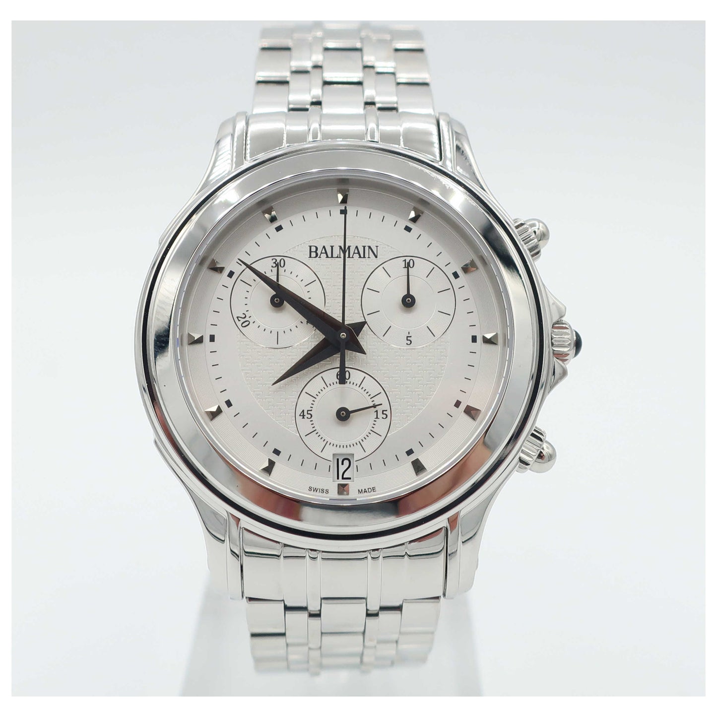 Front view of Balmain Eria Men's Swiss Quartz (Battery-Powered) Watch B68613326-SD