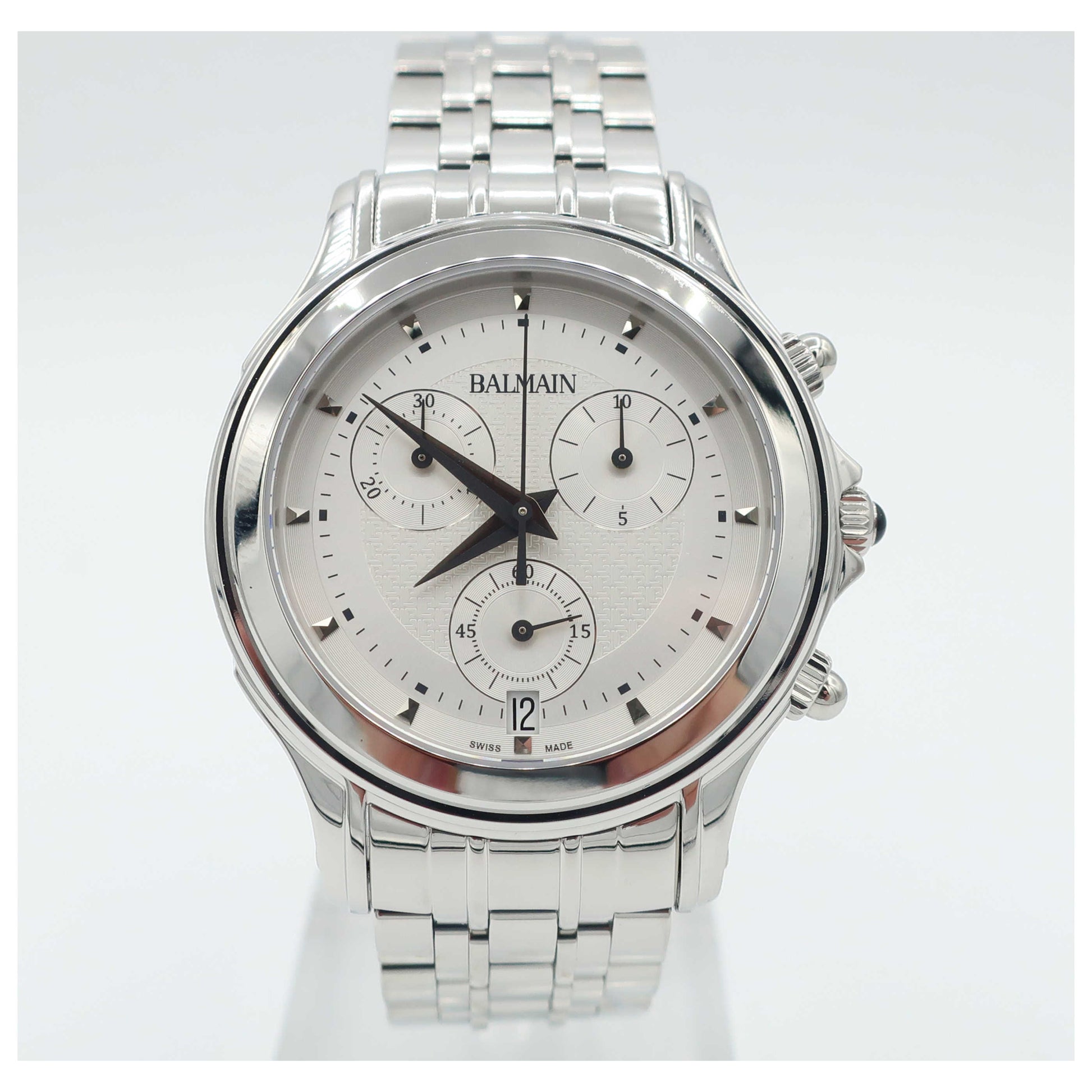Front view of Balmain Eria Men's Swiss Quartz (Battery-Powered) Watch B68613326-SD