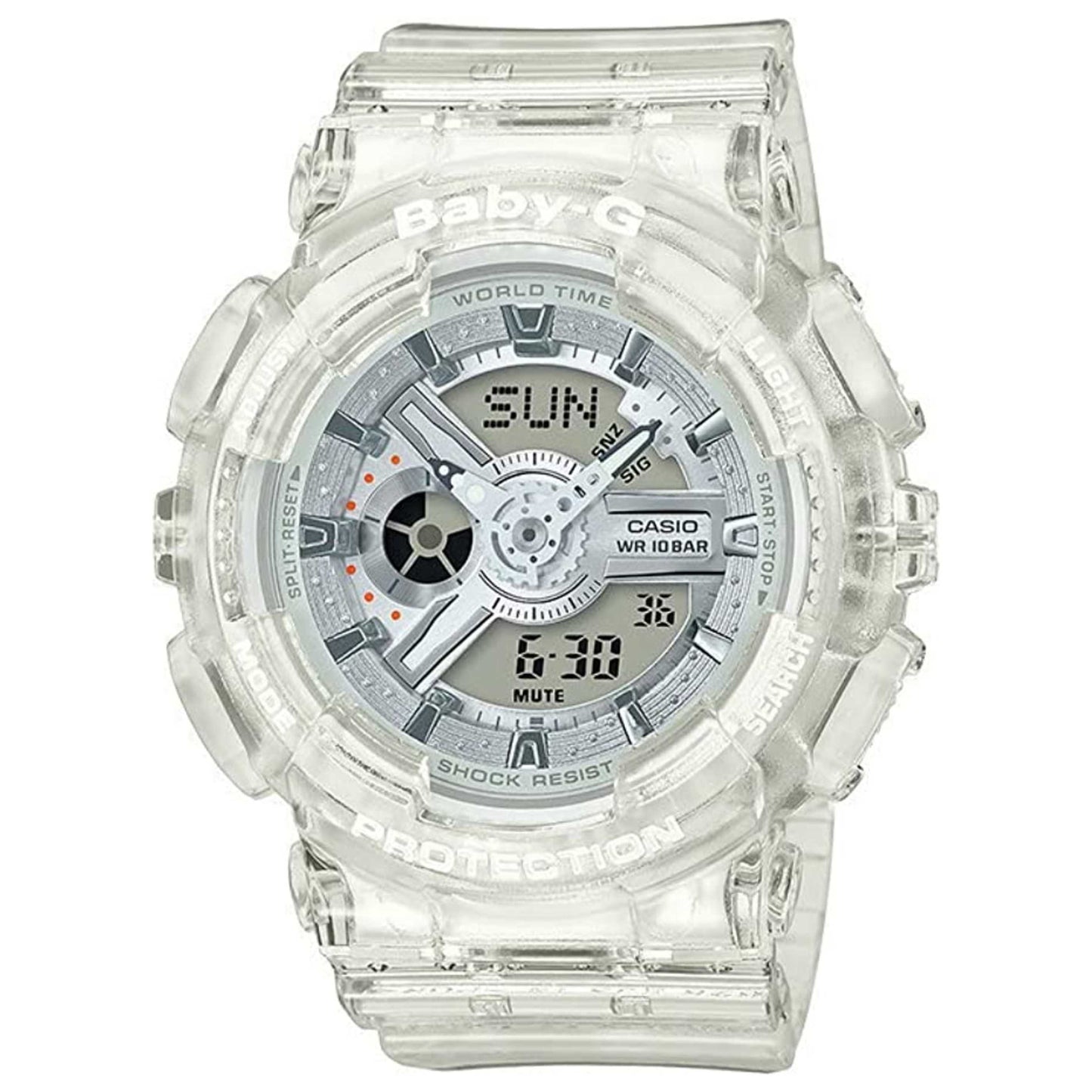 Front view of Casio Baby-G Women's Quartz Watch BA-110CR-7ADR