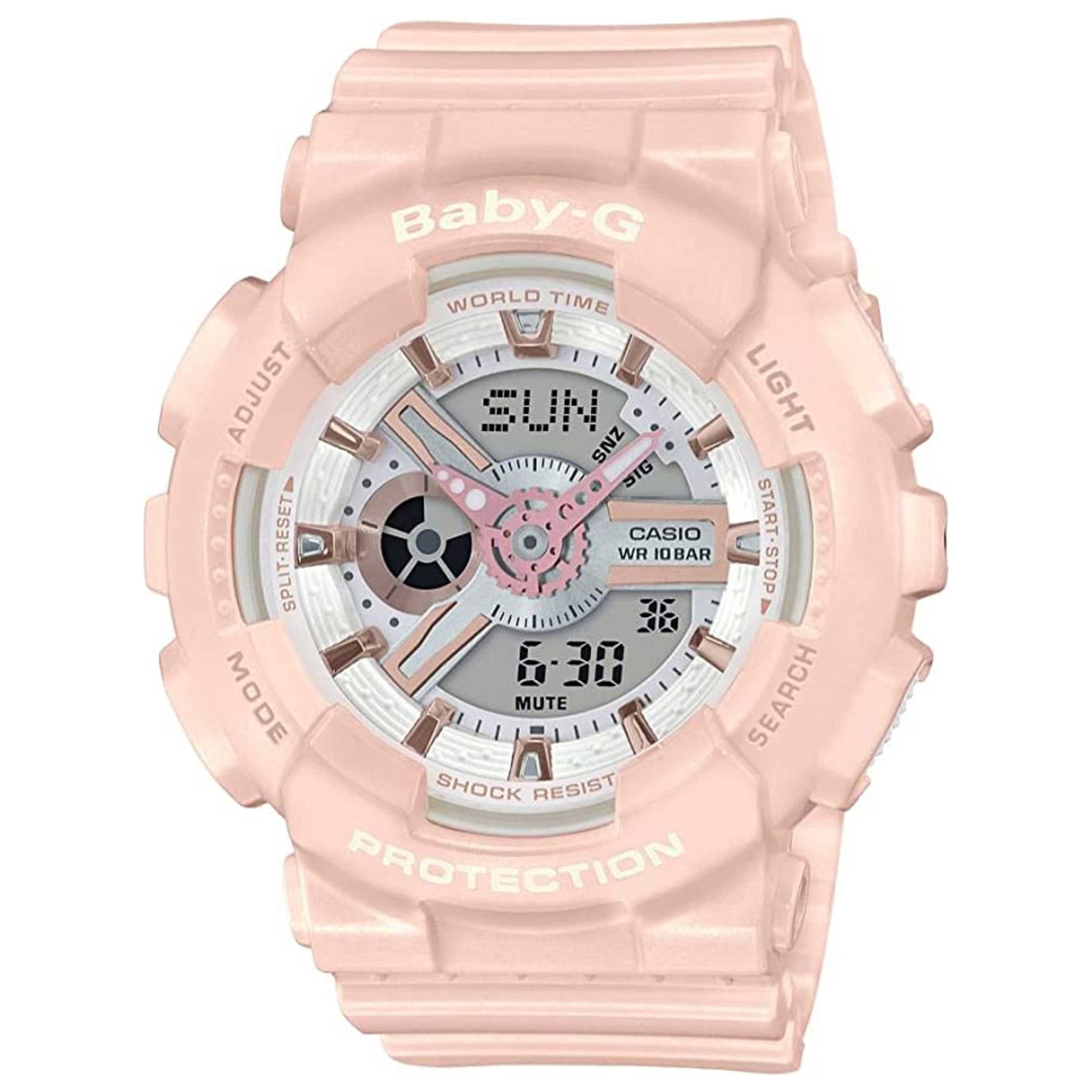 Front view of Casio Baby-G Women's Quartz Watch BA-110RG-4ADR
