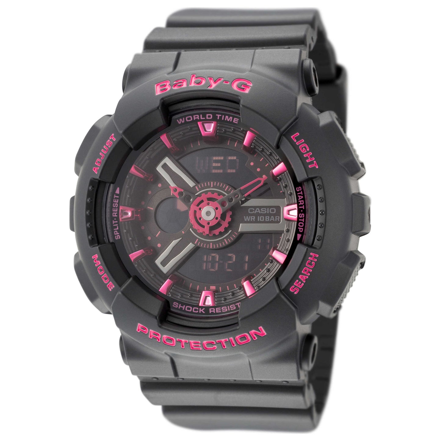 Front view of Casio Baby-G Women's Quartz Watch BA111-1A