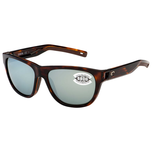 Front view of Costa del Mar Bayside Women's Sunglasses BAY-10-OSGGLP