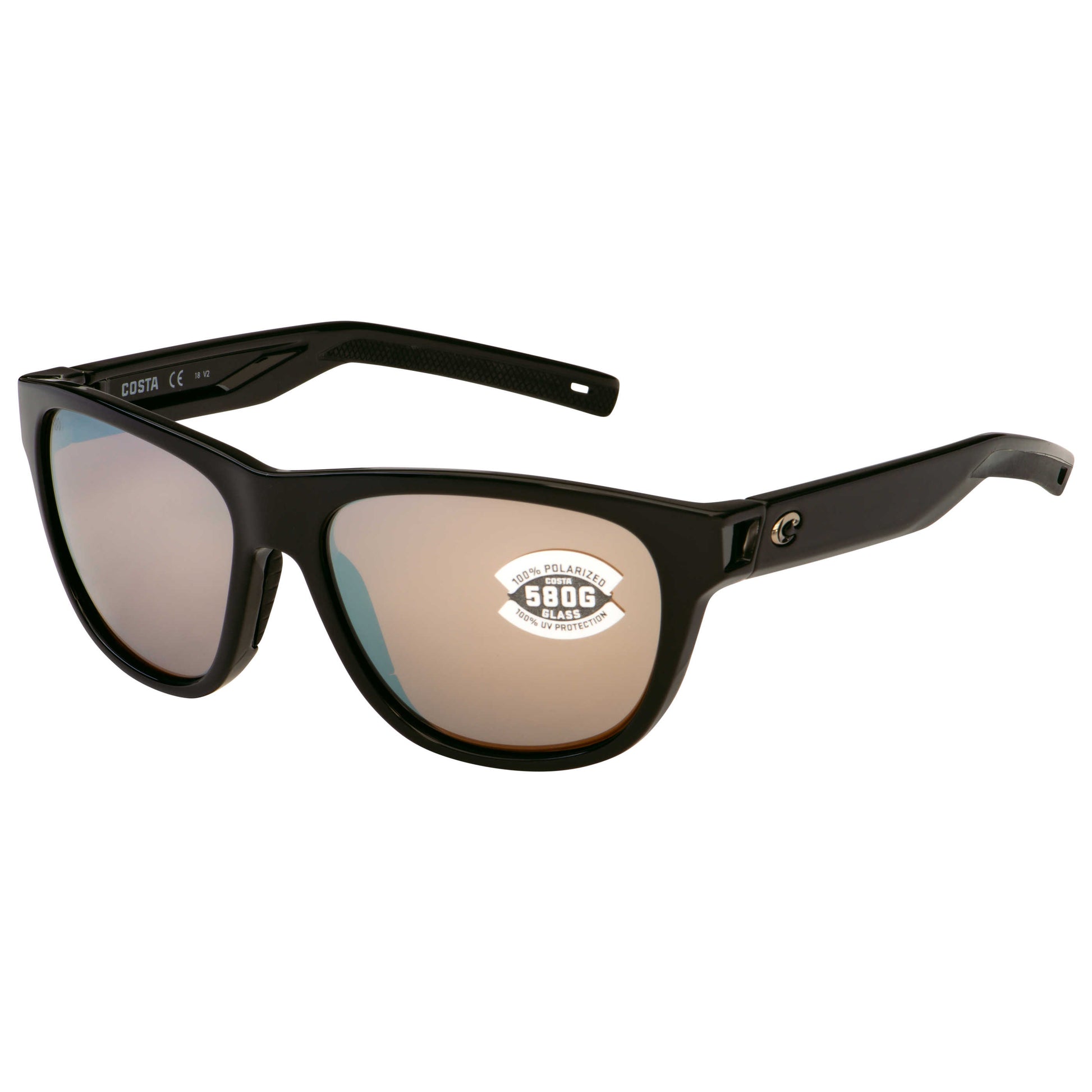 Front view of Costa del Mar Bayside Women's Sunglasses BAY-11-OSCGLP