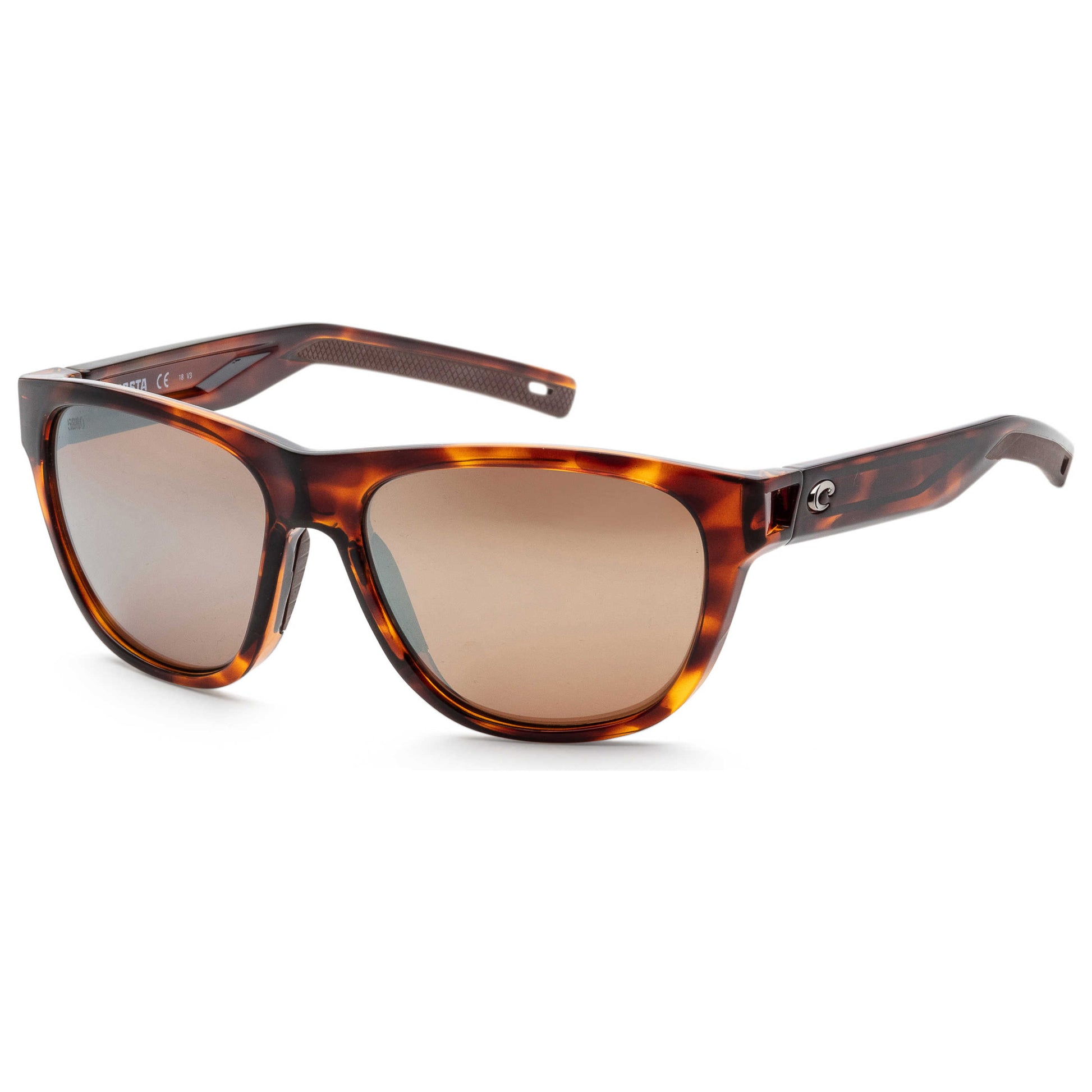 Front view of Costa del Mar Bayside Unisex Sunglasses BAY10OSCGLP