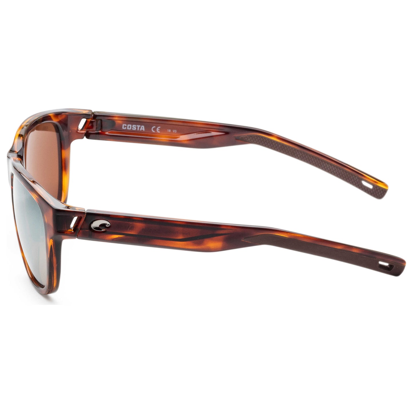 Left view of Costa del Mar Bayside Unisex Sunglasses BAY10OSCGLP