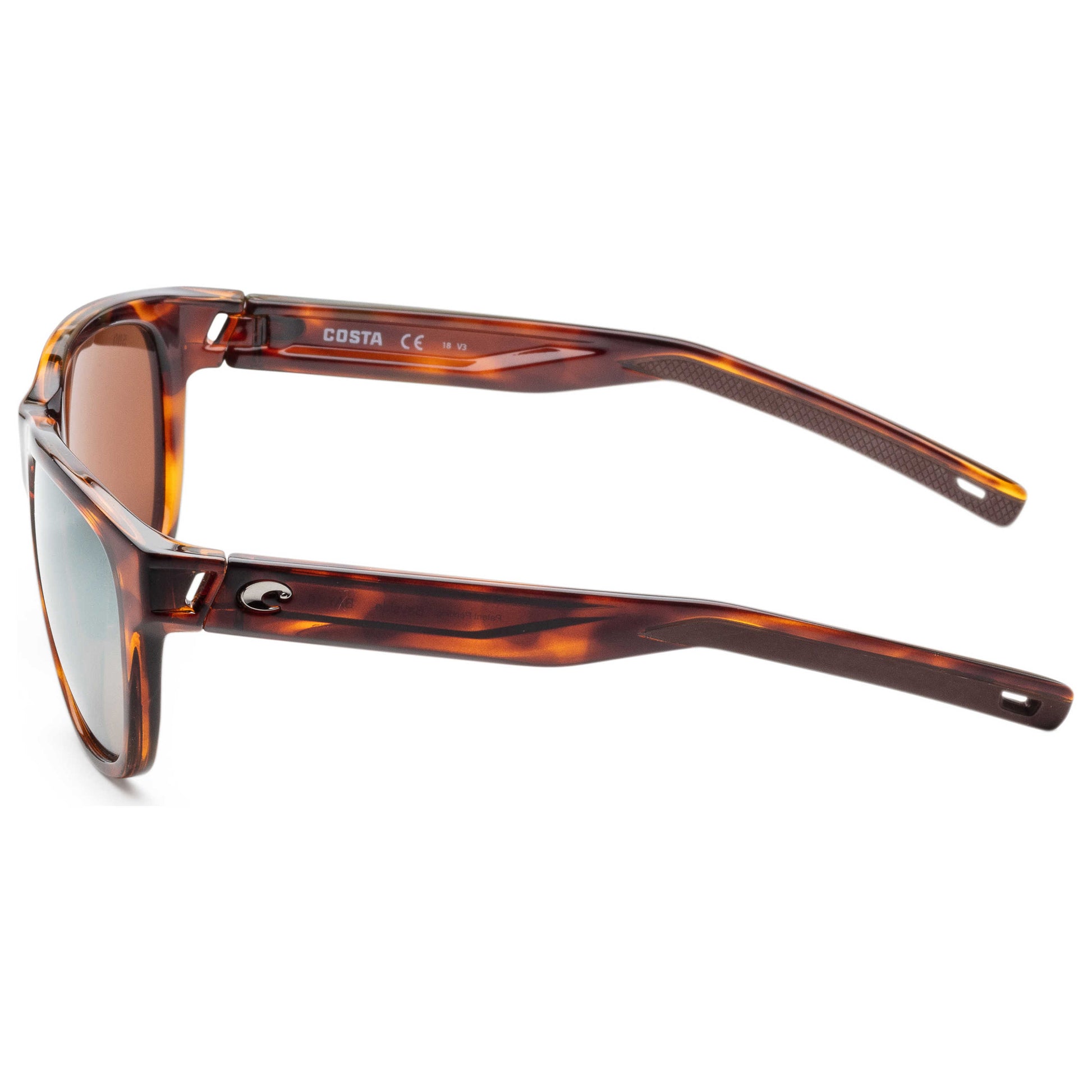Left view of Costa del Mar Bayside Unisex Sunglasses BAY10OSCGLP