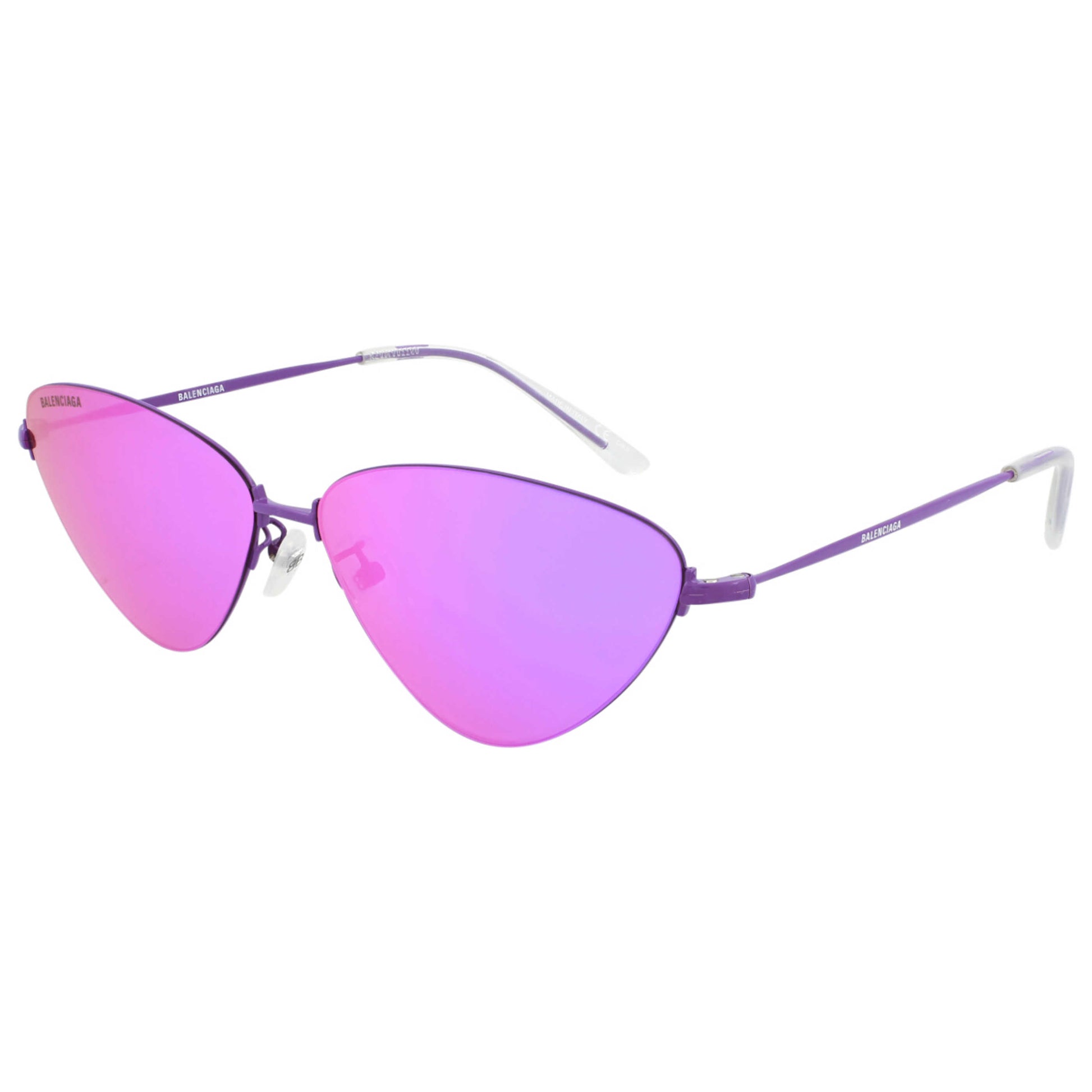 Front view of Balenciaga Fashion Unisex Sunglasses BB0015S-30006588-002