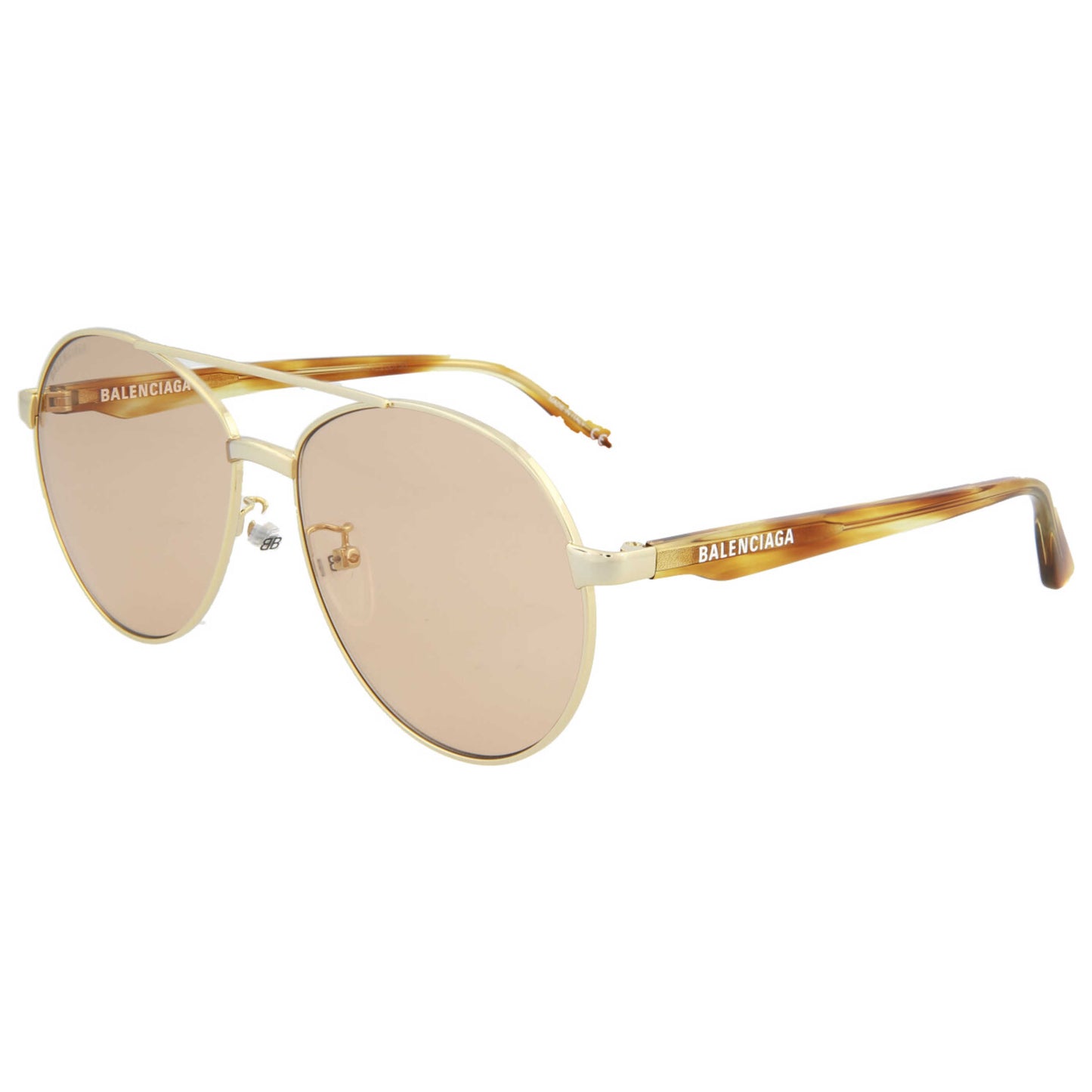 Front view of Balenciaga Fashion Unisex Sunglasses BB0019SK-30006647-003