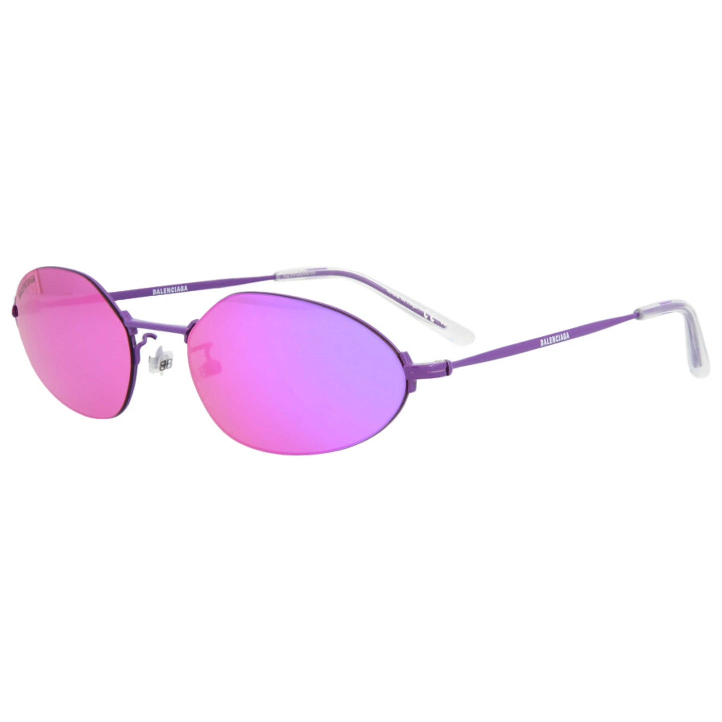 Front view of Balenciaga Fashion Unisex Sunglasses BB0055S-30007936-002
