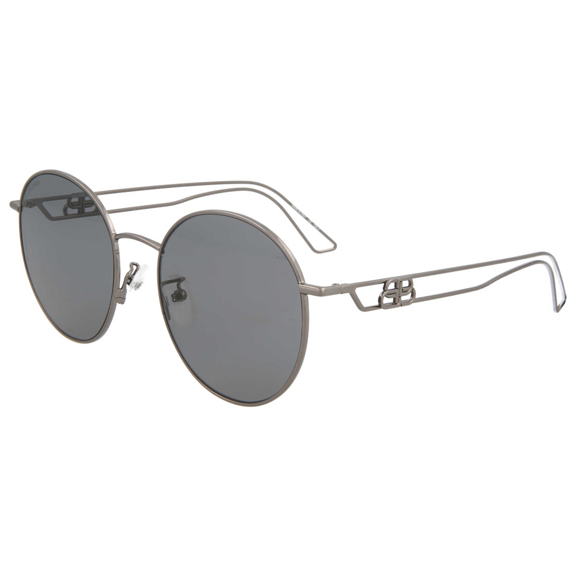 Front view of Balenciaga Fashion Unisex Sunglasses BB0060SK-30008241-003