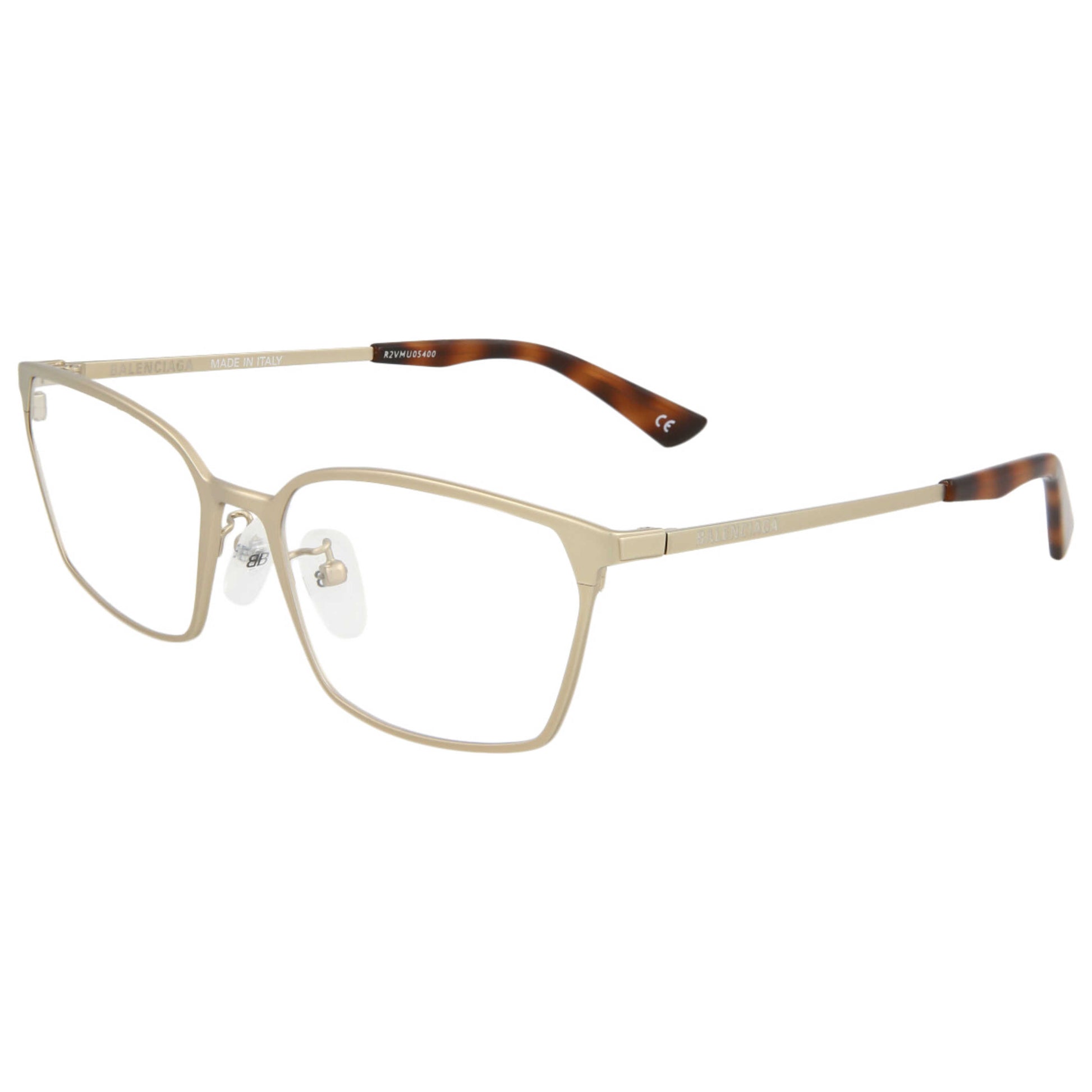 Front view of Balenciaga Core Unisex Opticals BB0085O-30008408-002