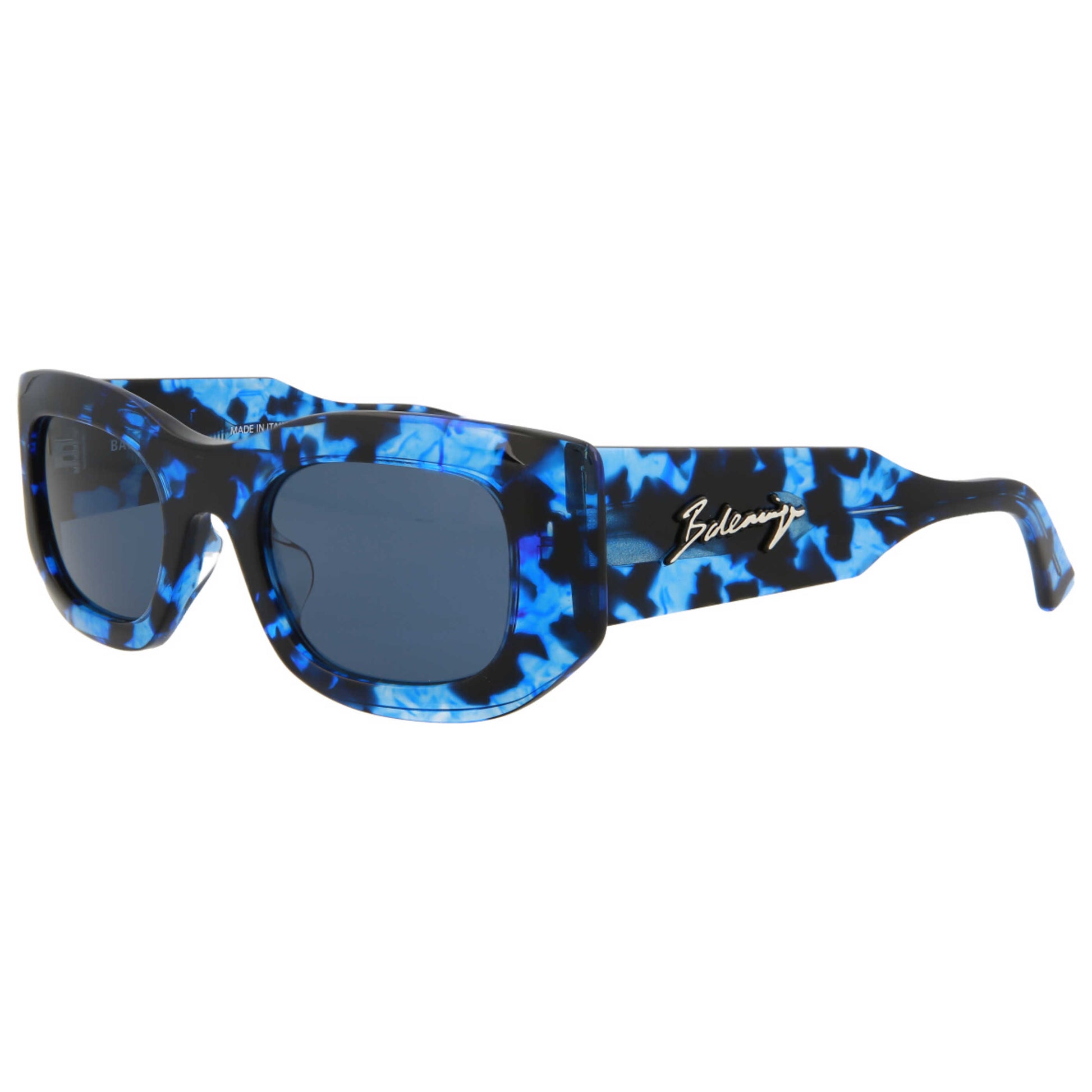 Front view of Balenciaga Fashion Unisex Sunglasses BB0121S-30009739-003