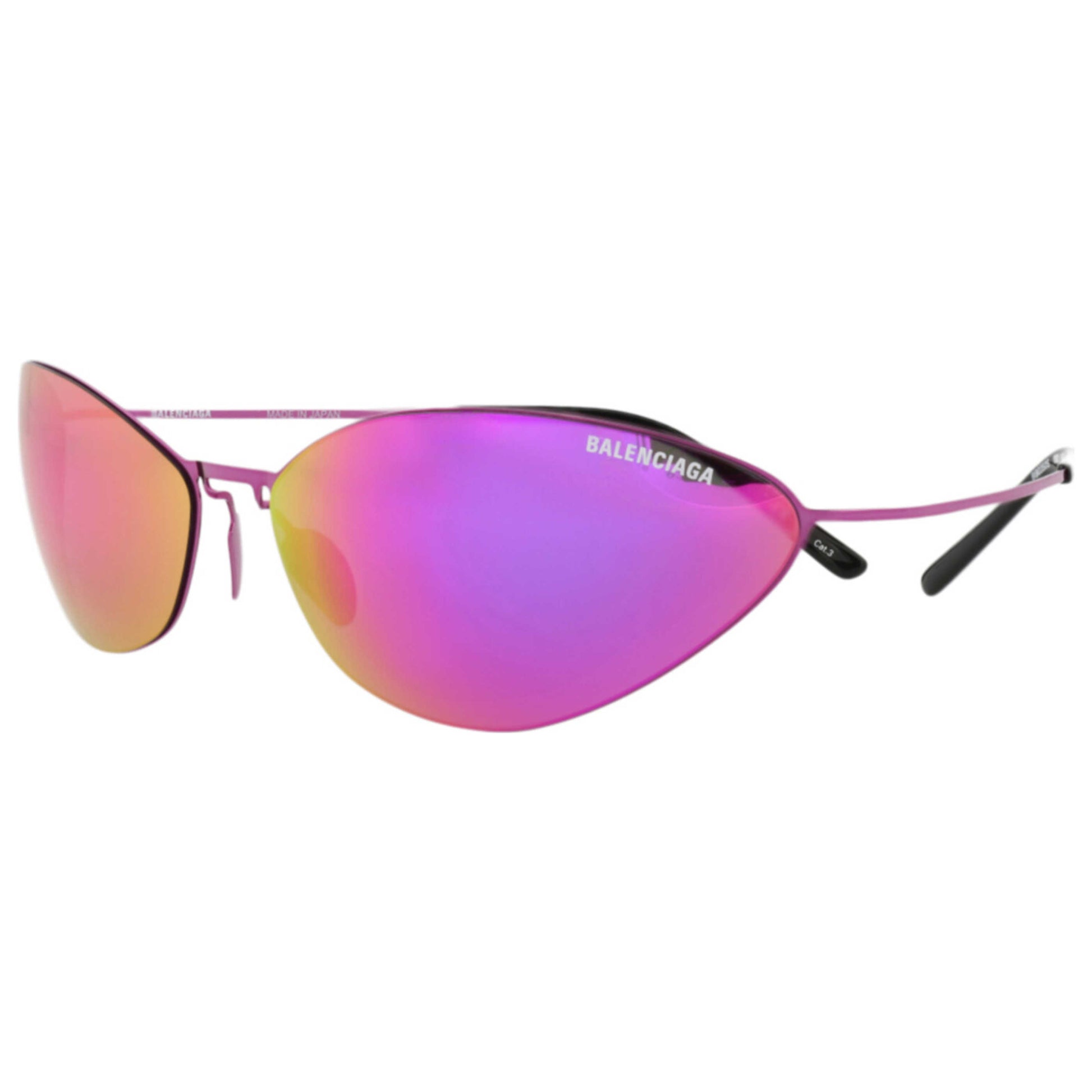 Front view of Balenciaga Unisex Sunglasses BB0350S-30015642-003