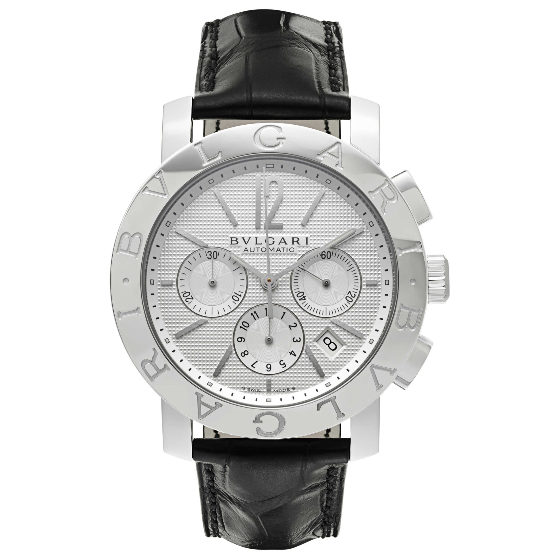 Front view of Bulgari Bvlgari Bvlgari Men's Automatic Watch BB42WSLDCH