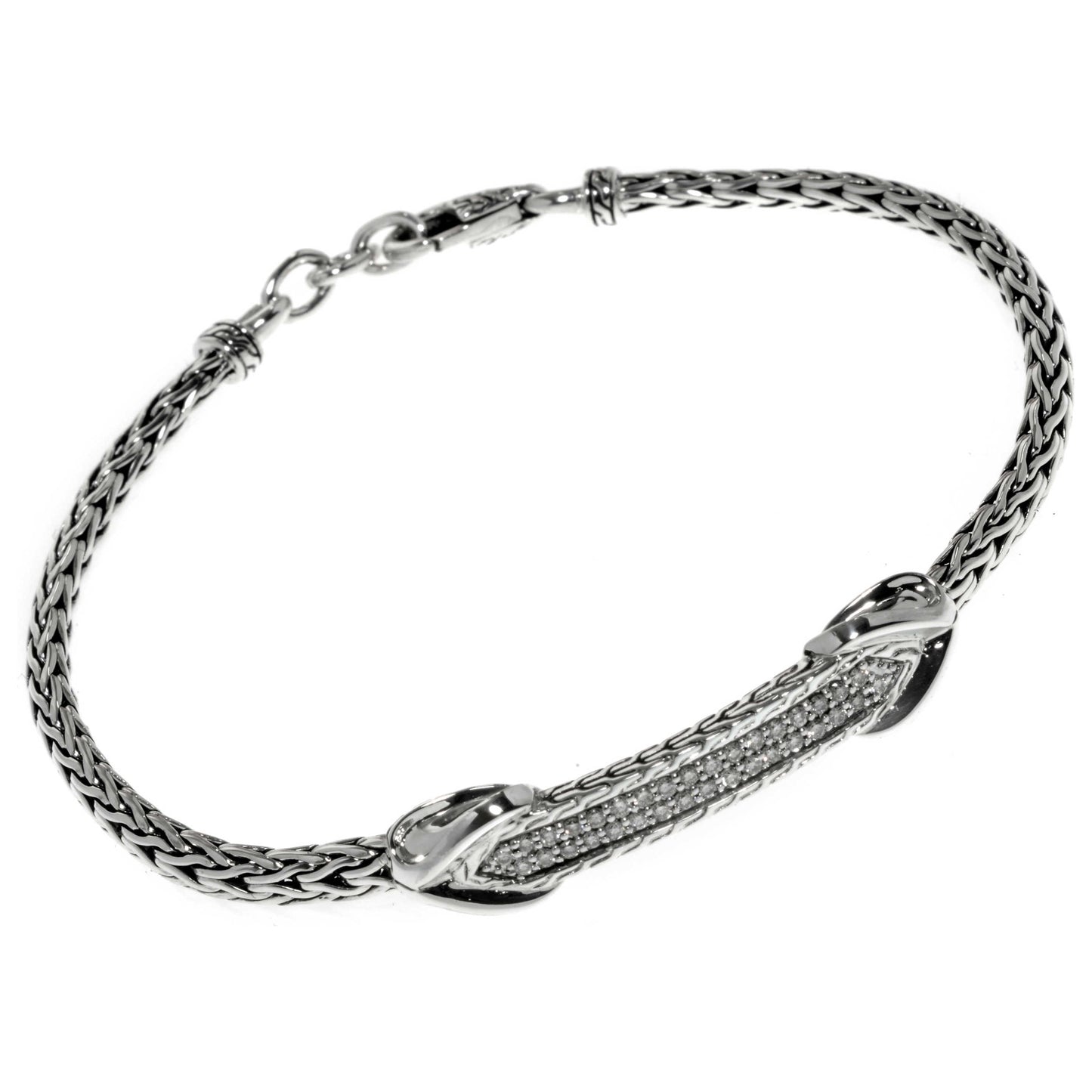 Front view of John Hardy Elegant Women's Bracelet BBP905702DIXM