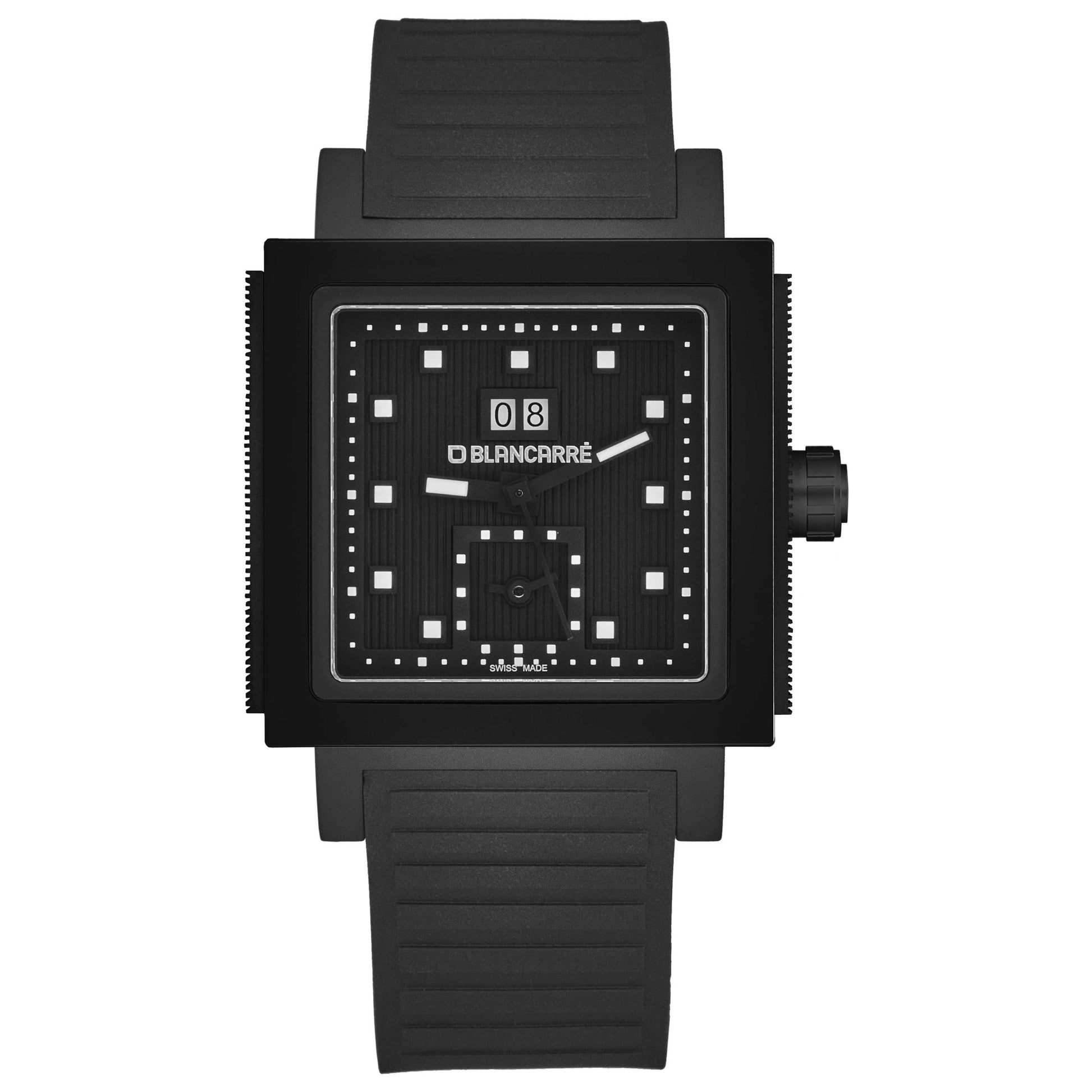 Front view of Blancarre Square Men's Automatic Watch BC0151T2C201.01