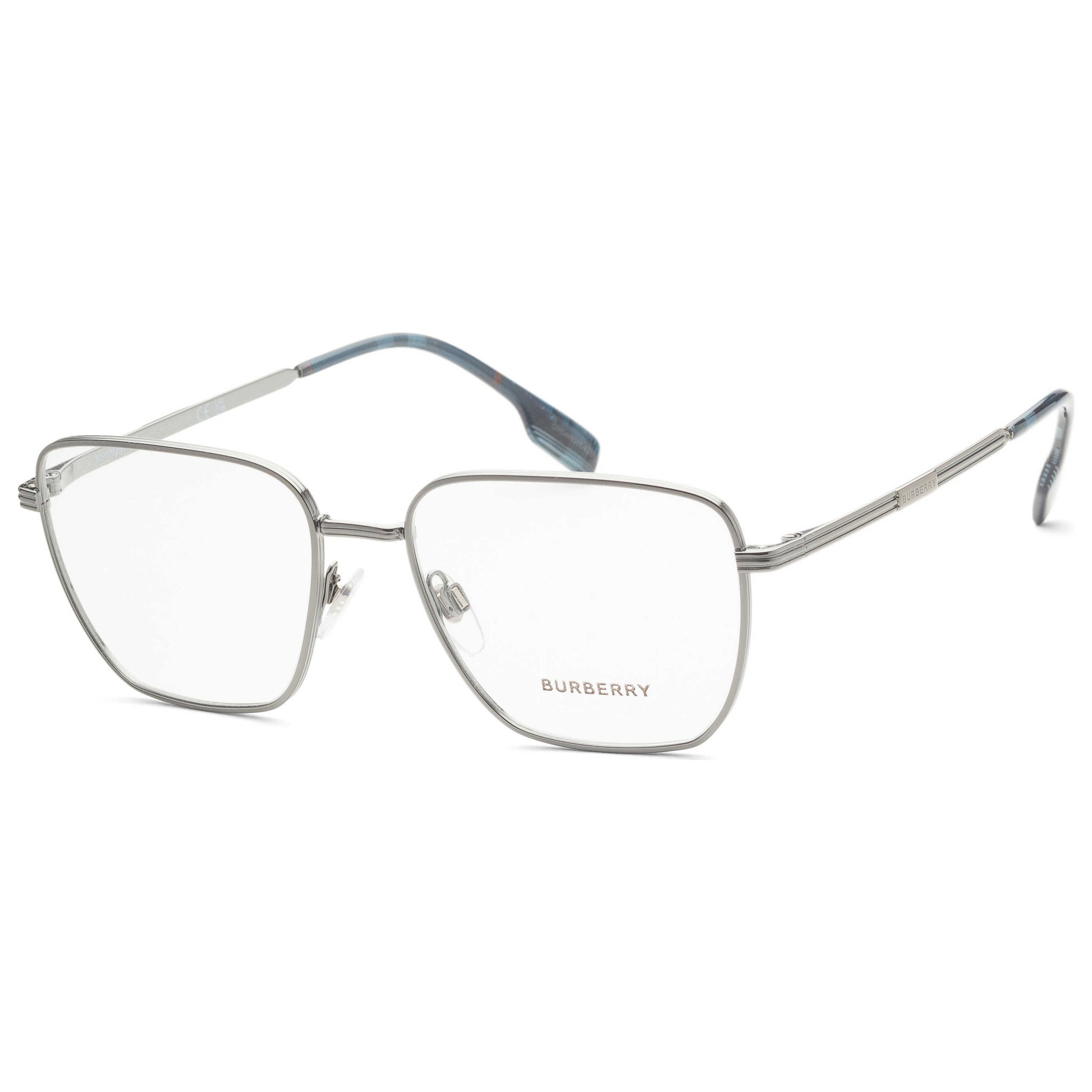 Front view of Burberry Booth Men's Opticals BE1368-1003-54