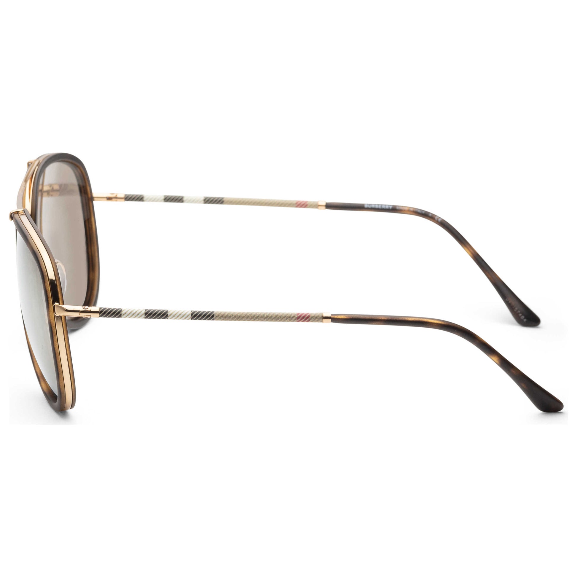 Left view of Burberry Fashion Men's Sunglasses BE3090Q-10525A58