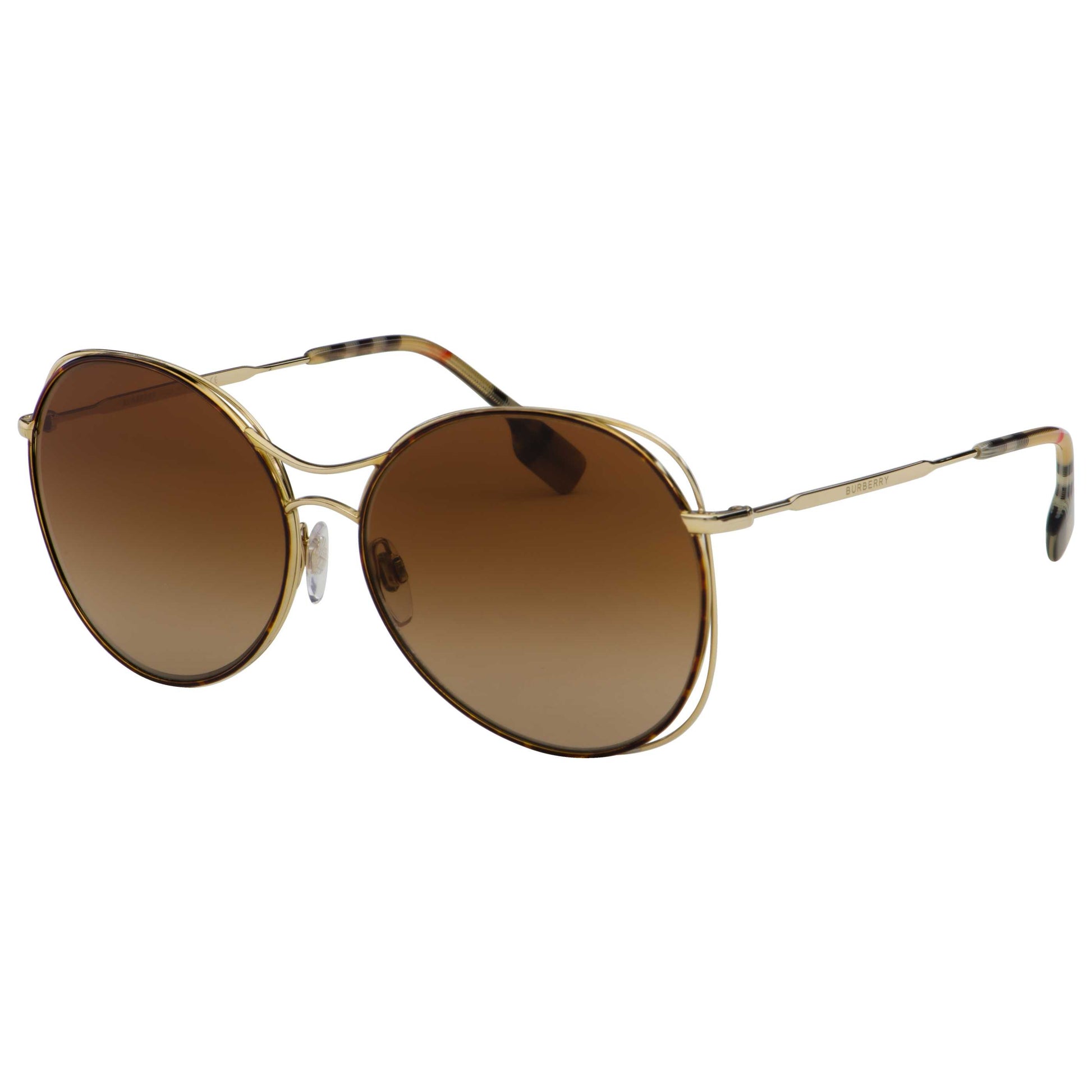 Front view of Burberry Fashion Unisex Sunglasses BE3105-131213-60
