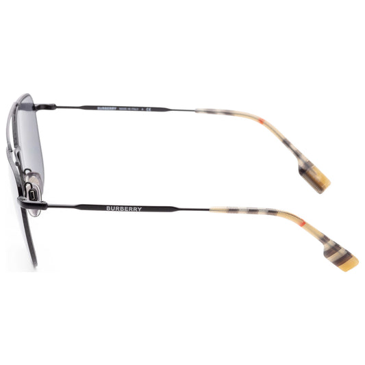 Left view of Burberry Fashion Men's Sunglasses BE3107-10076G56