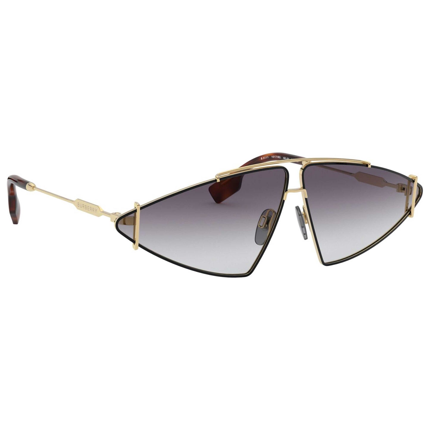 Right view of Burberry Fashion Women's Sunglasses BE3111-10178G-68