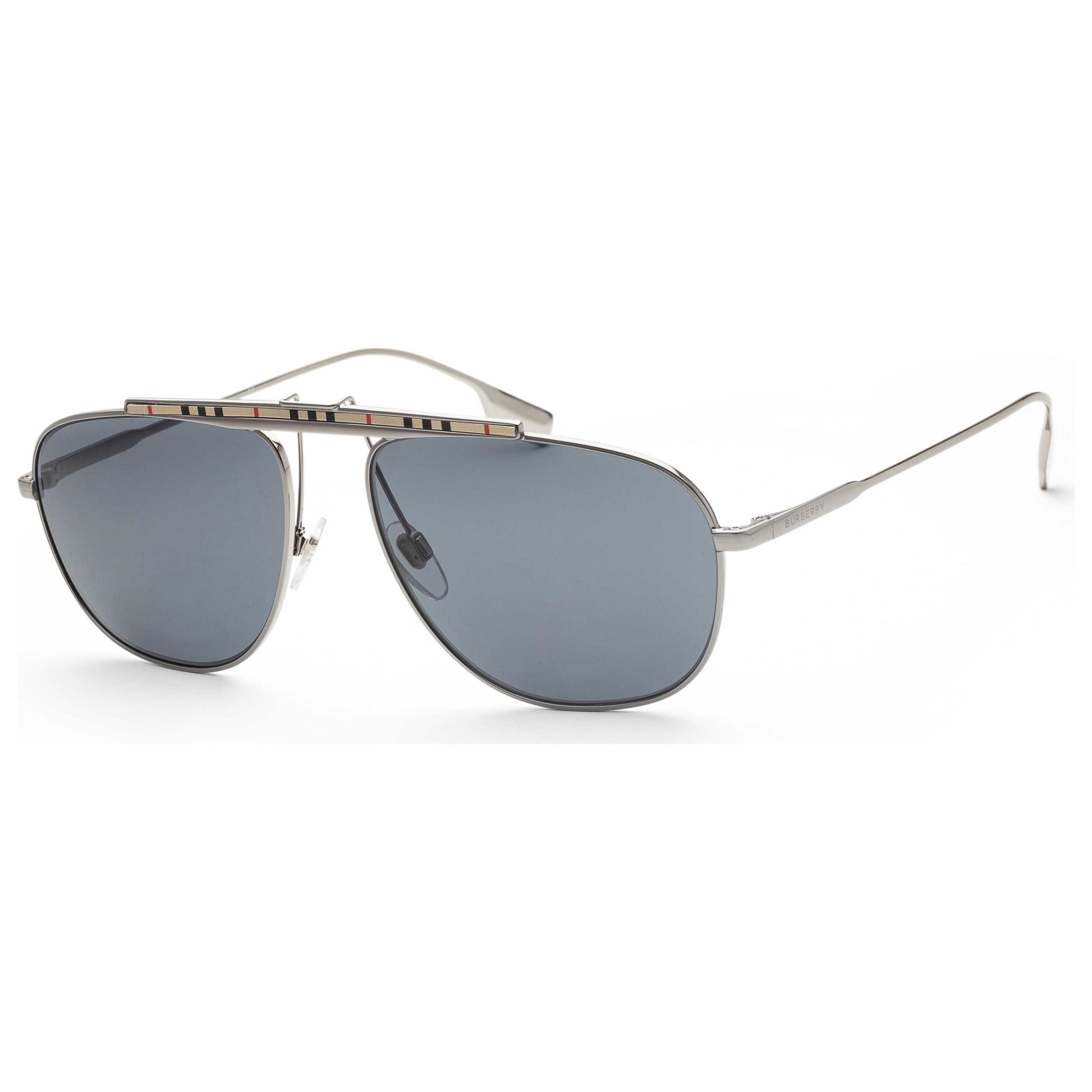 Front view of Burberry Fashion Men's Sunglasses BE3121-100387-59
