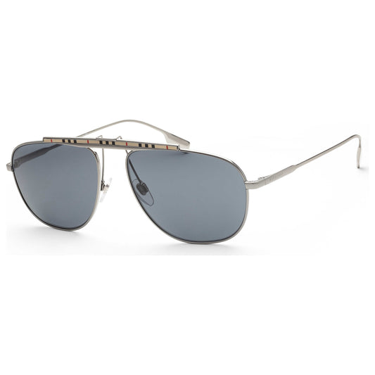 Front view of Burberry Fashion Men's Sunglasses BE3121-100387-59