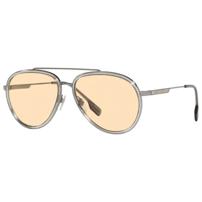 Front view of Burberry Oliver Men's Sunglasses BE3125-1003-8-59