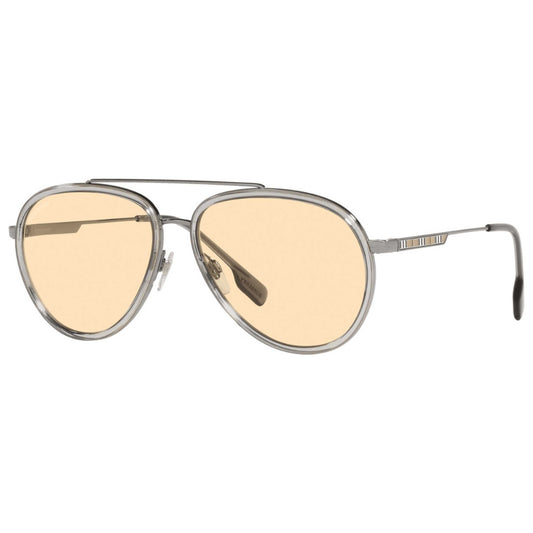 Front view of Burberry Oliver Men's Sunglasses BE3125-1003-8-59