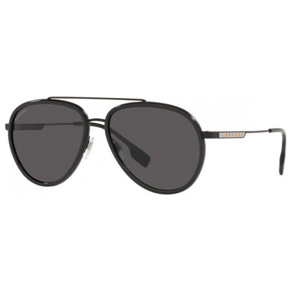 Front view of Burberry Oliver Men's Sunglasses BE3125-100787-59