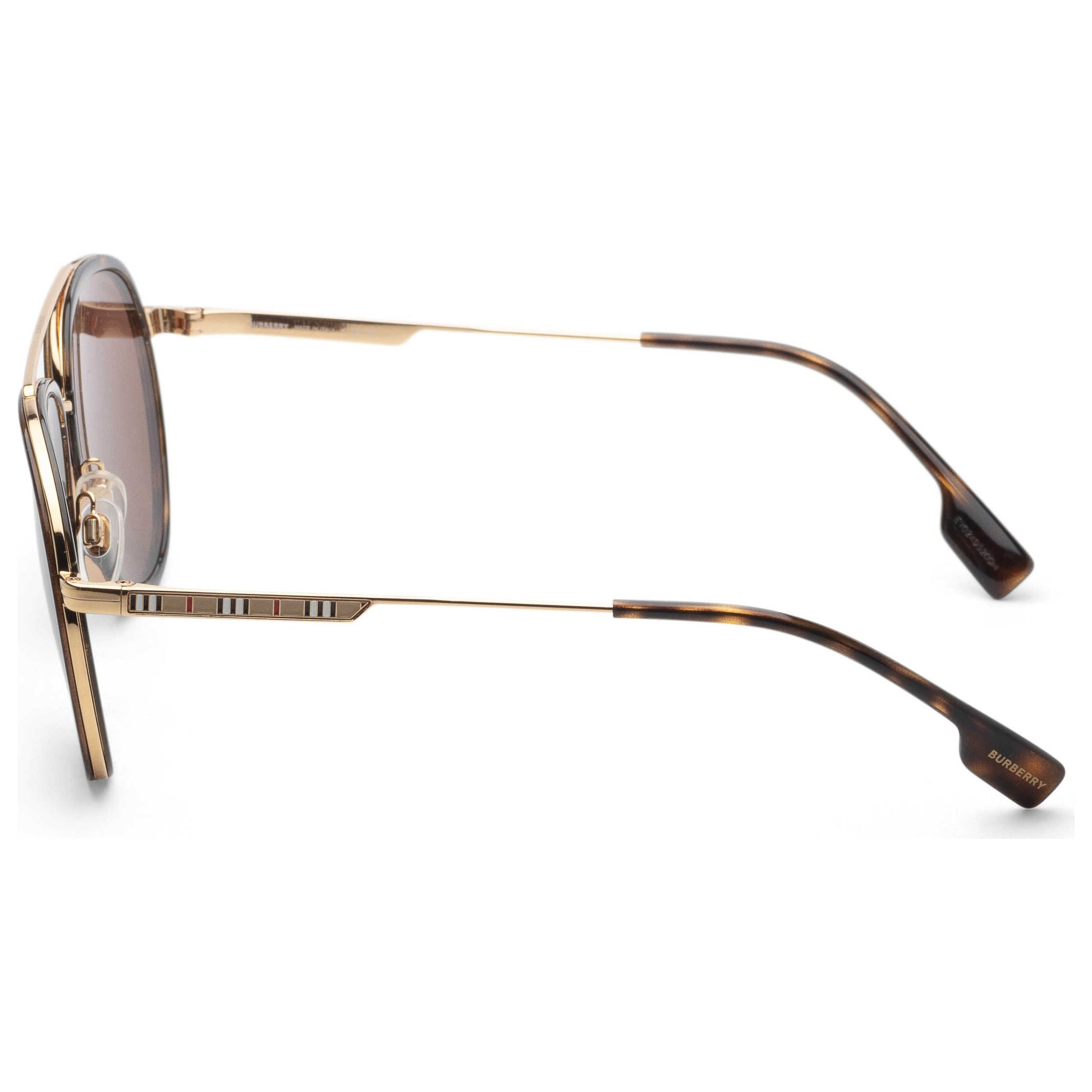 Left view of Burberry Men's Sunglasses BE3125-101773-59