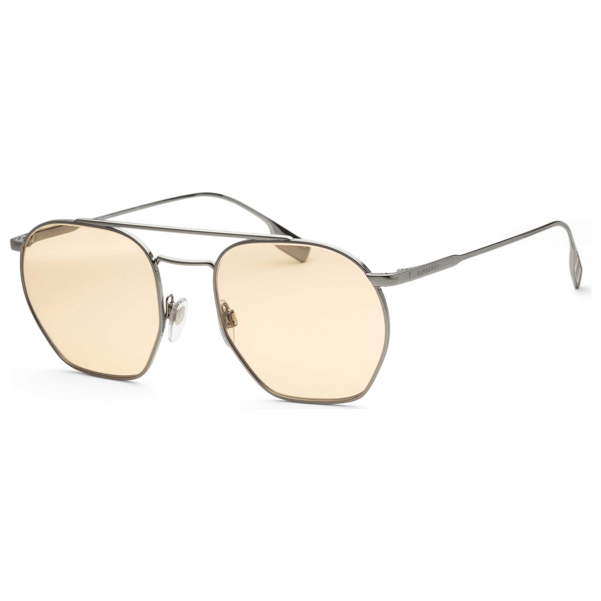Front view of Burberry Fashion Men's Sunglasses BE3126-1003-8-53
