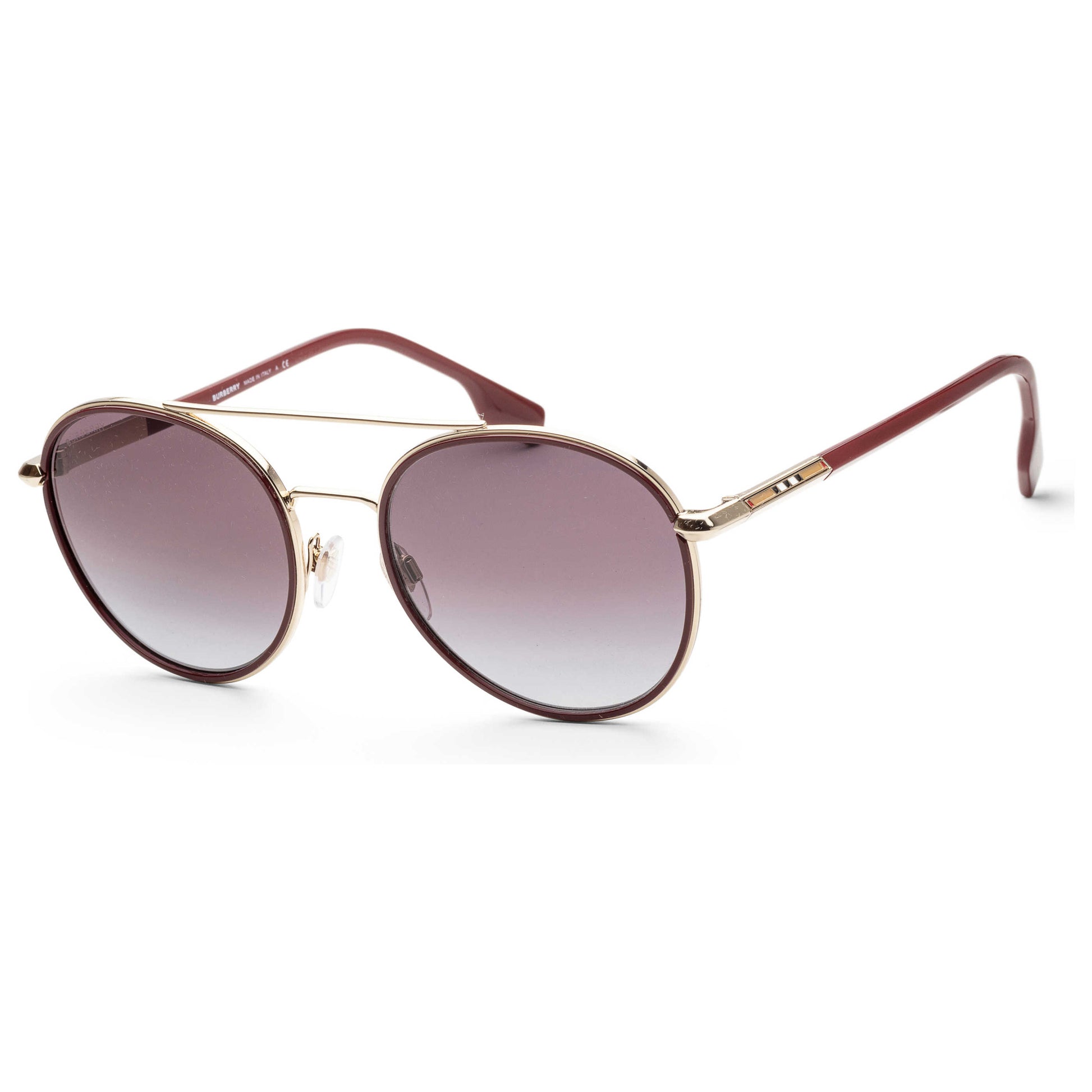 Front view of Burberry Ivy Women's Sunglasses BE3131-13378G-55