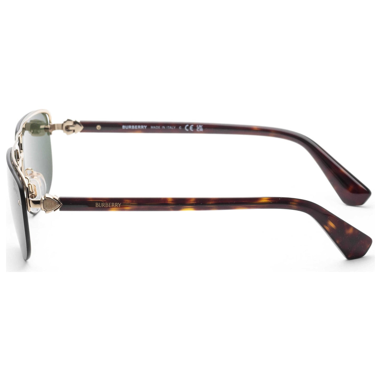 Left view of Burberry Men's Sunglasses BE3164-110971-62