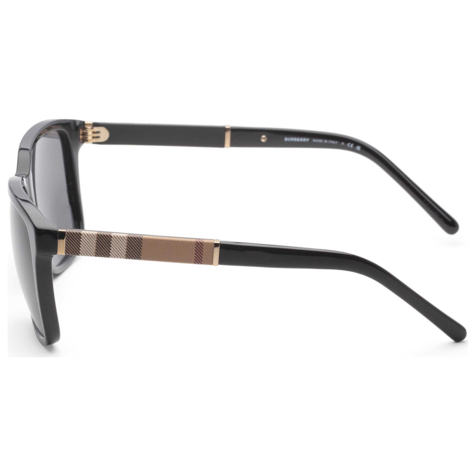 Left view of Burberry Men's Sunglasses BE4181-300187-58