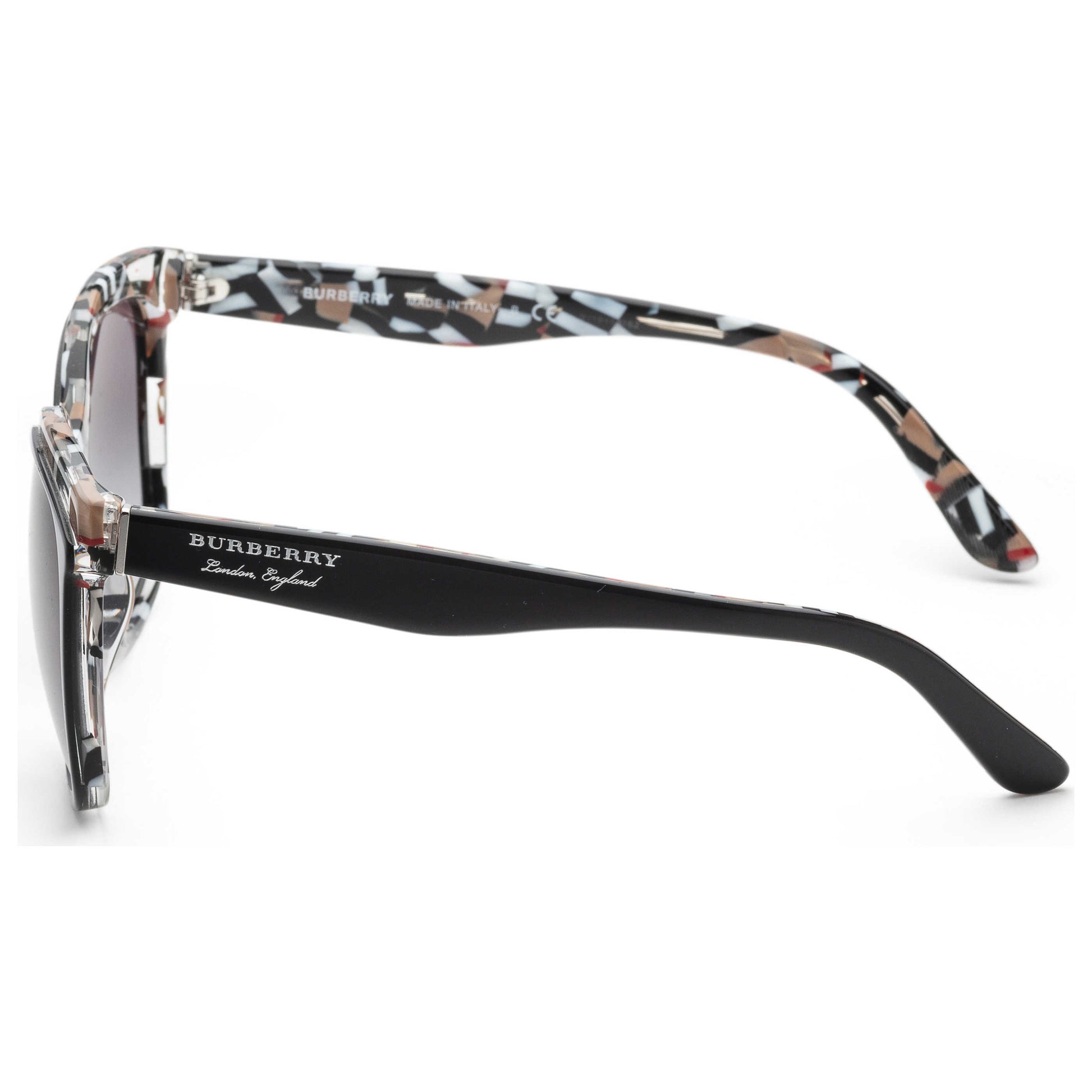 Left view of Burberry Fashion Women's Sunglasses BE4270F-37298G-55