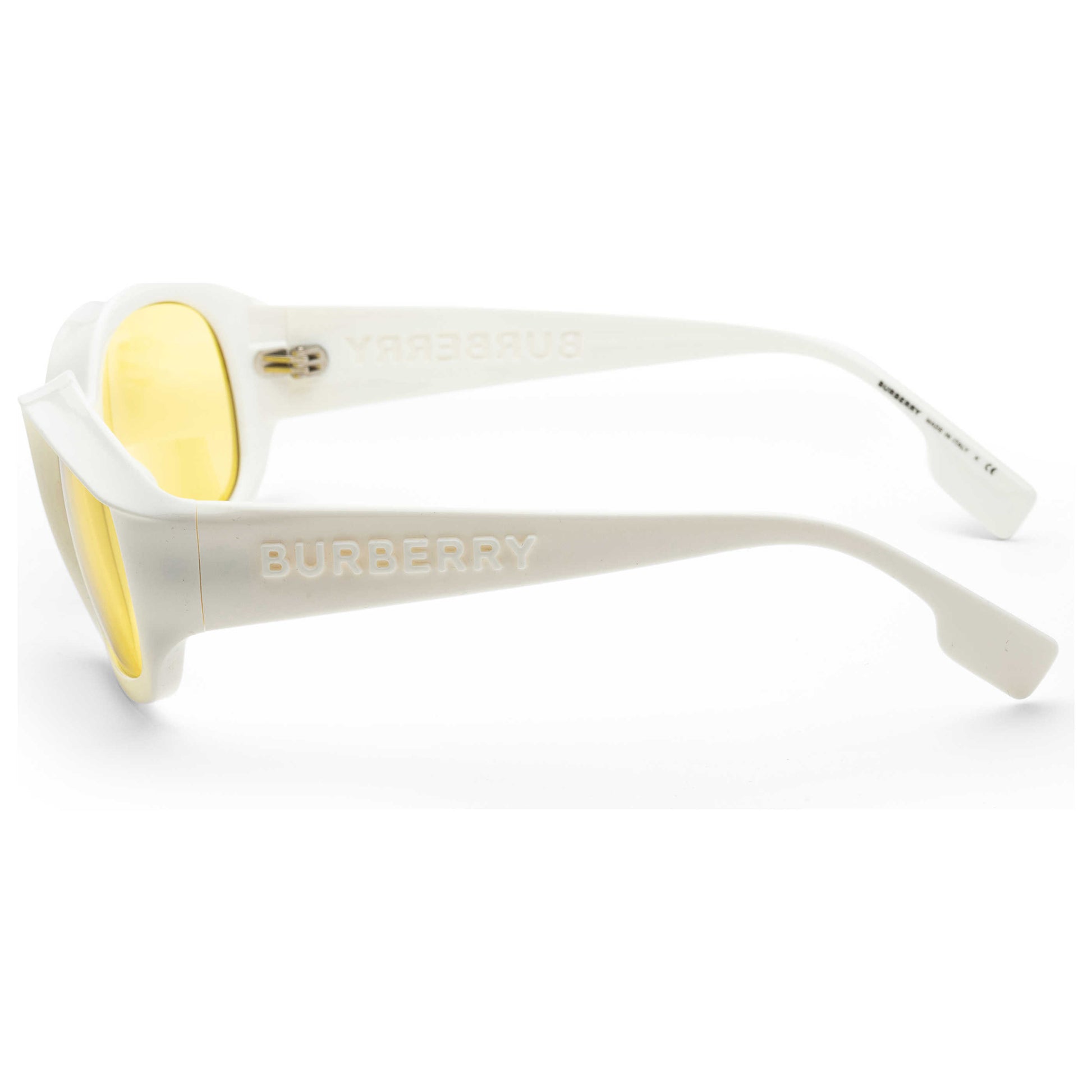 Left view of Burberry Fashion Men's Sunglasses BE4338-300785-56
