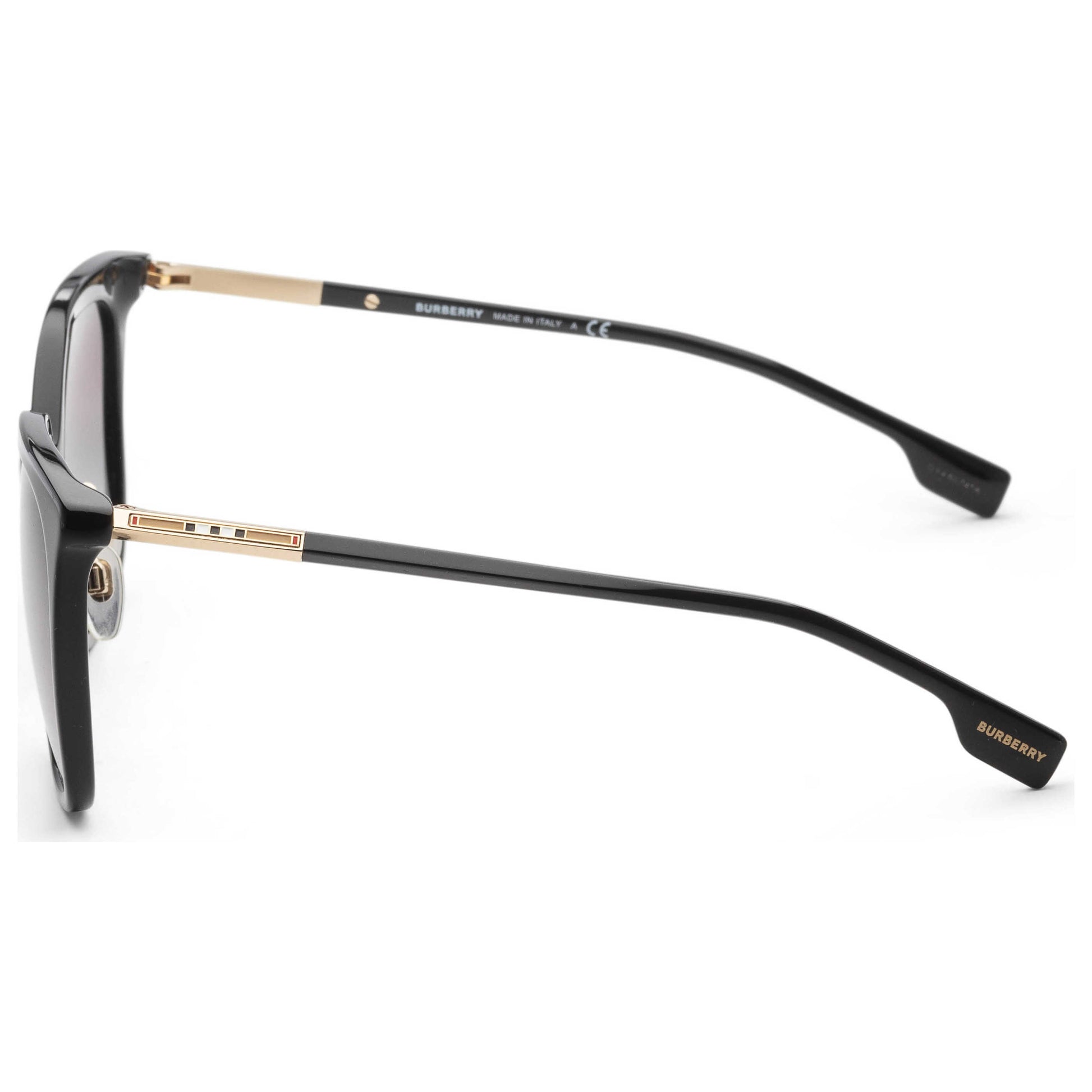 Left view of Burberry Emily Women's Sunglasses BE4347F-30018G