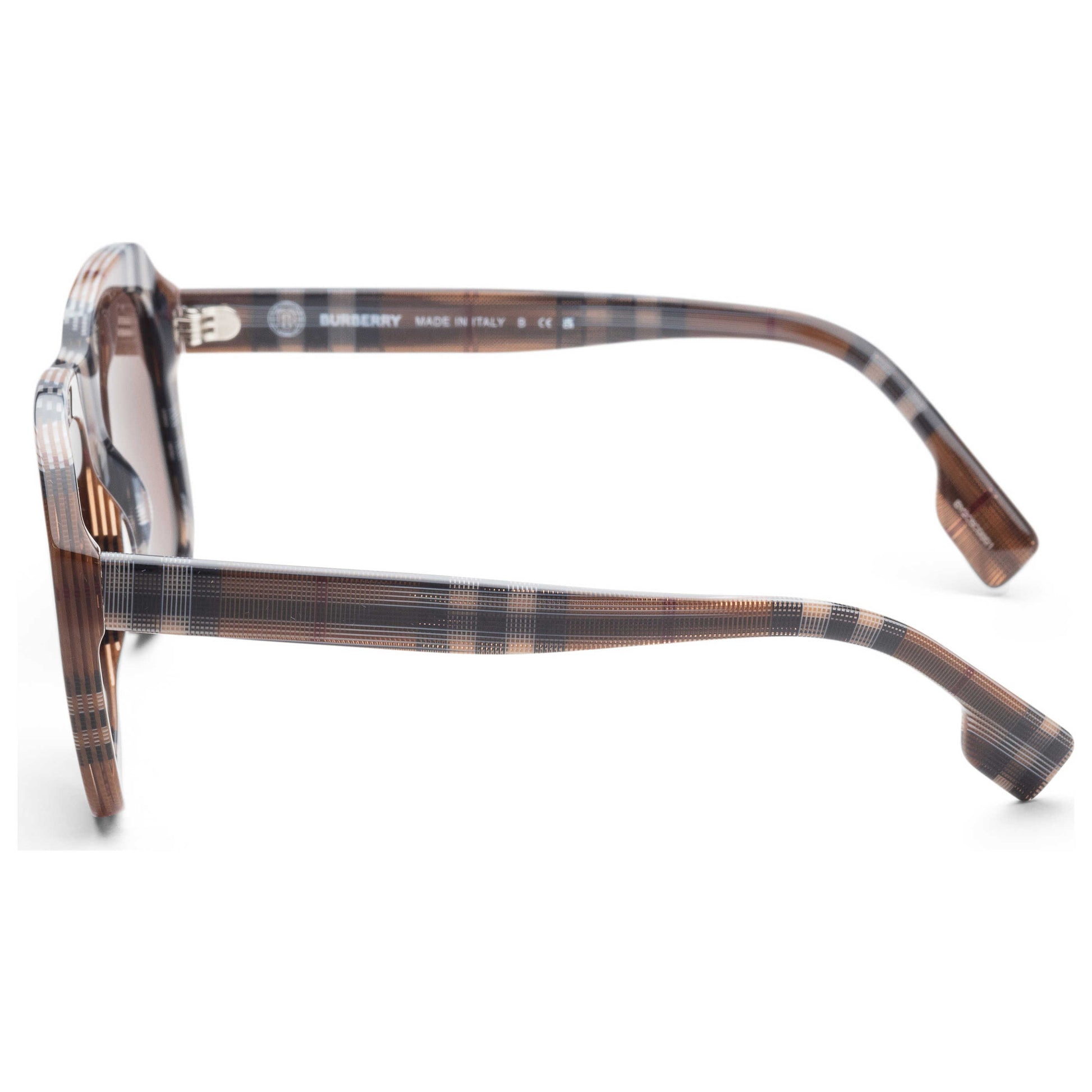 Left view of Burberry Fashion Men's Sunglasses BE4350-396773-55