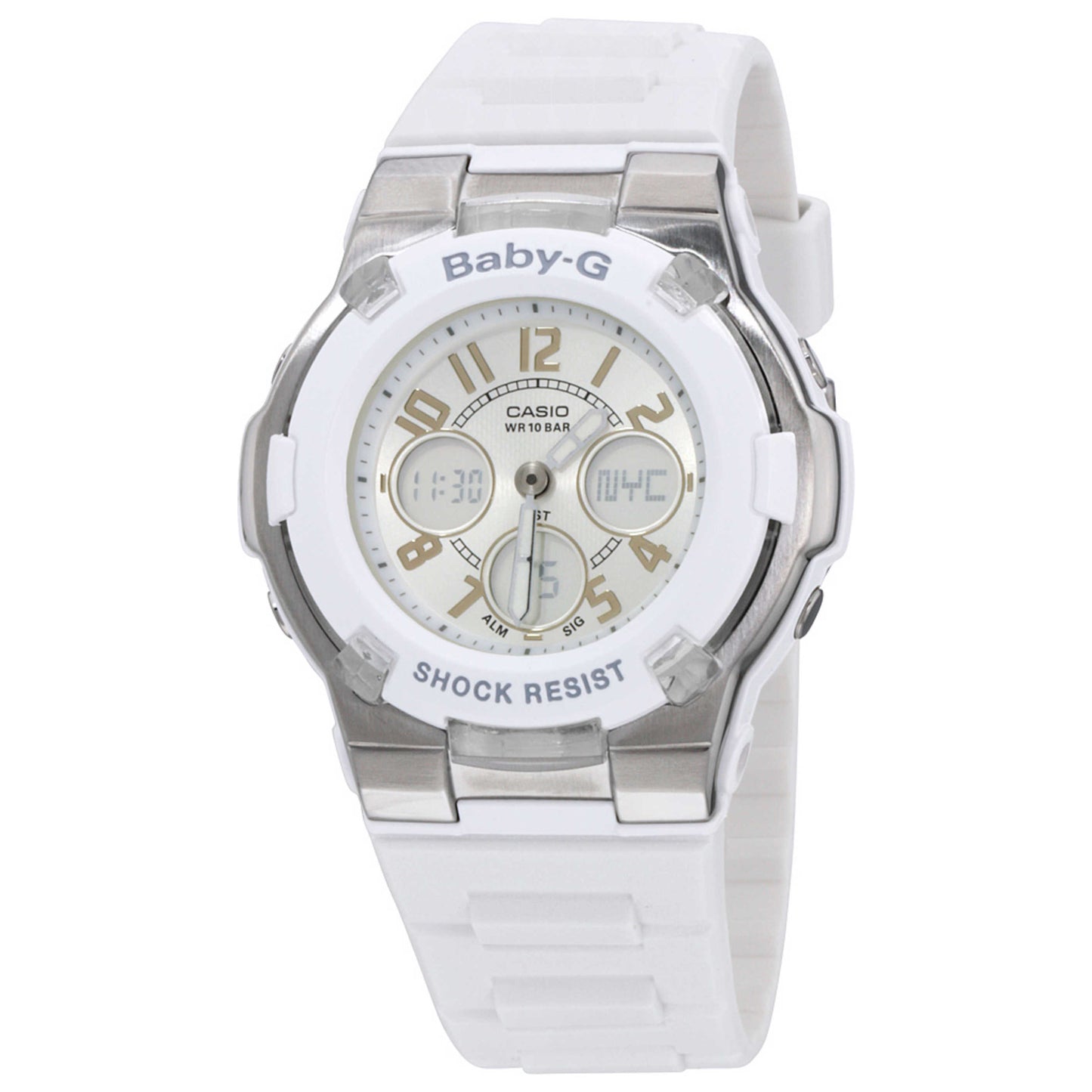 Front view of Casio Baby-G Women's Quartz Watch BGA110-7B
