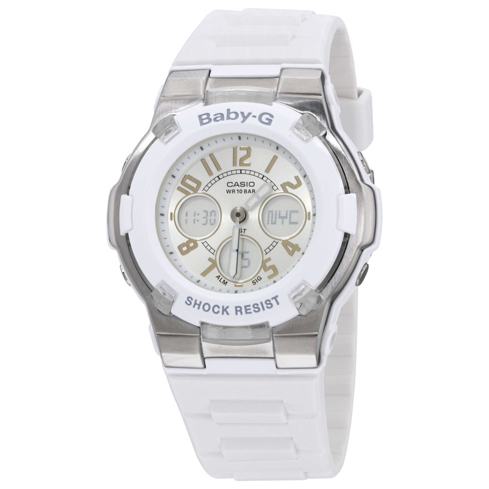 Front view of Casio Baby-G Women's Quartz Watch BGA110-7B