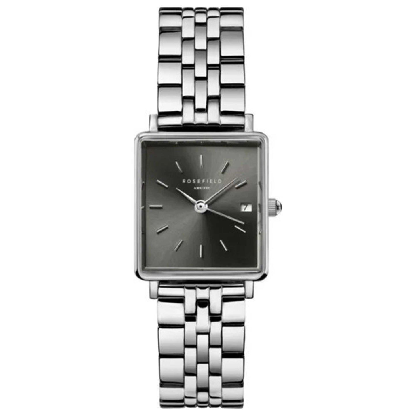 Front view of Rosefield Boxy Women's Quartz Watch BGSSS-Q051
