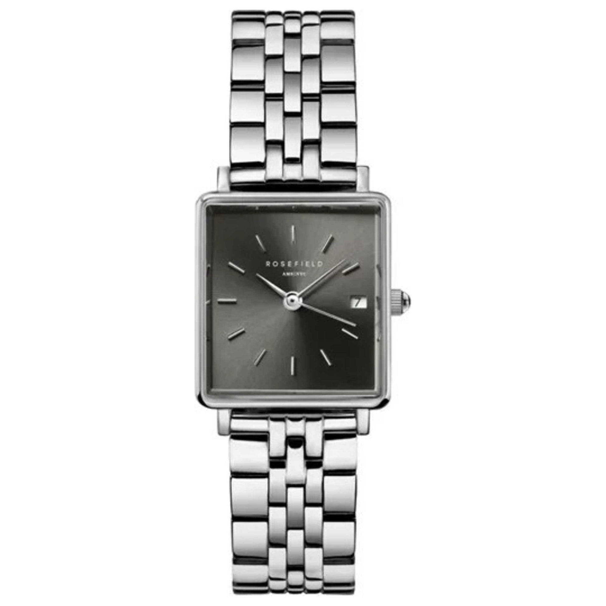 Front view of Rosefield Boxy Women's Quartz Watch BGSSS-Q051