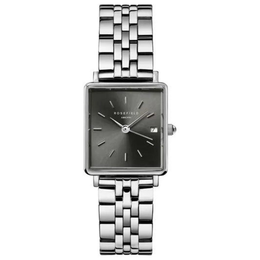 Front view of Rosefield Boxy Women's Quartz Watch BGSSS-Q051