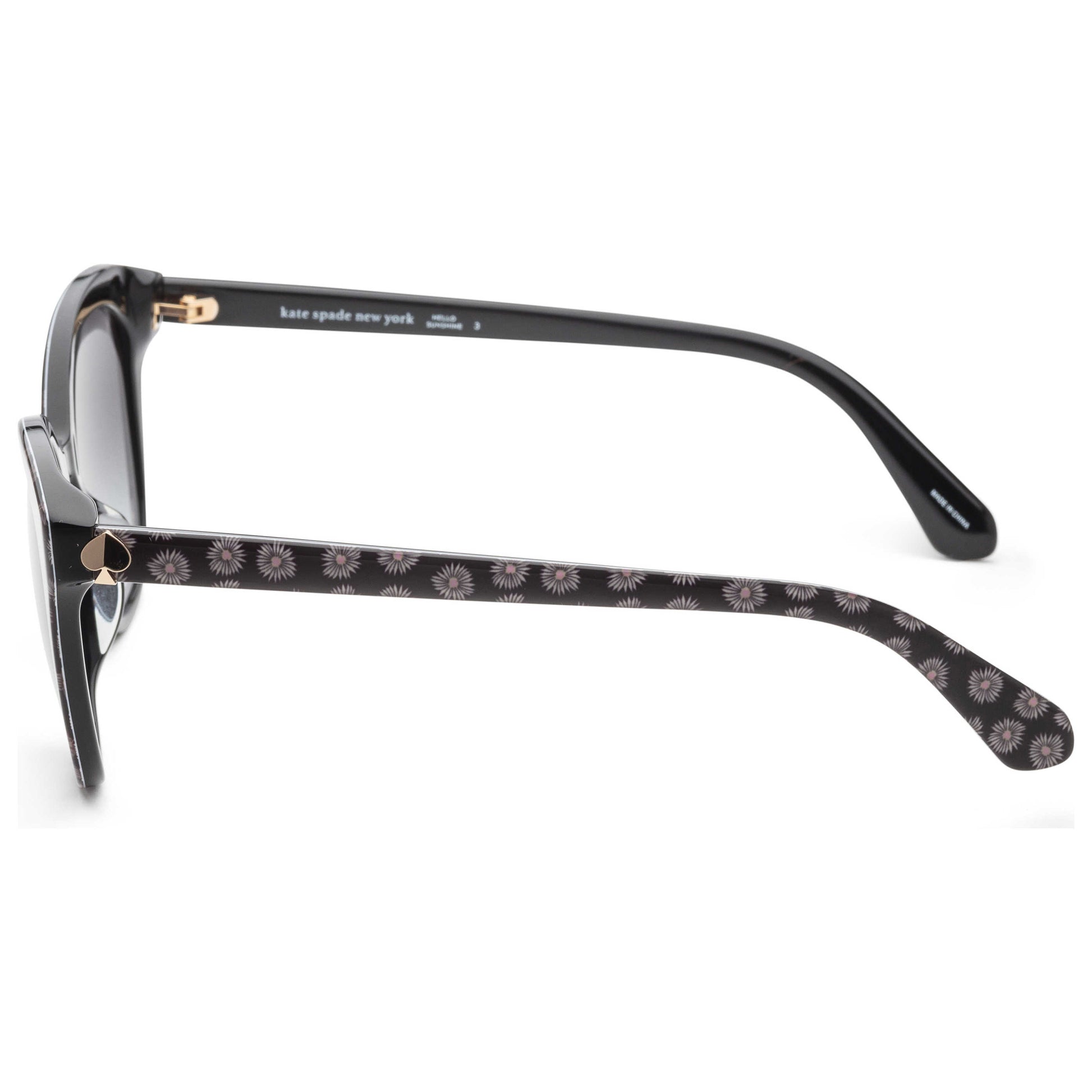 Left view of Kate Spade Bianka Women's Sunglasses BIANKAGS-0TAY-9O
