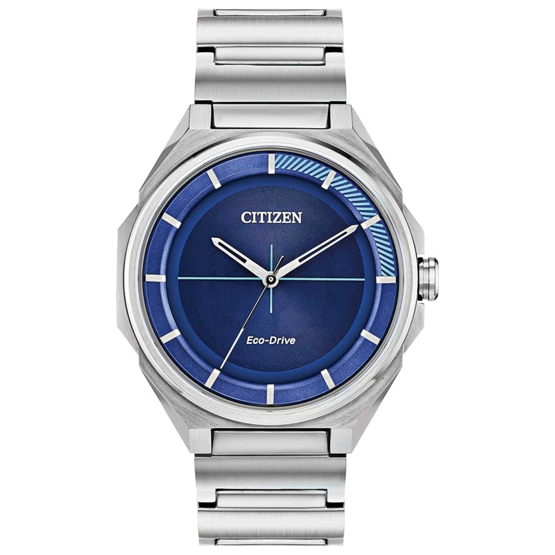 Front view of Citizen Weekender Men's Solar Watch BJ6530-54L