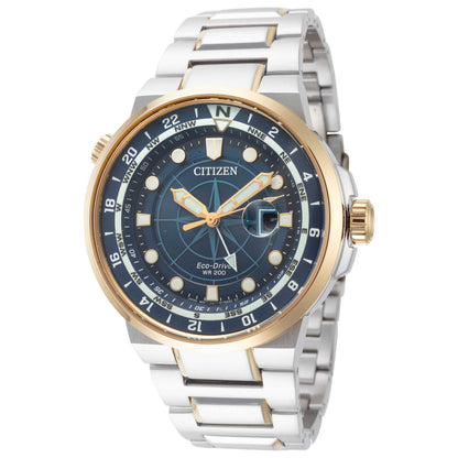 Front view of Citizen Endeavor Men's Solar Powered Quartz Eco-Drive Watch BJ7144-52L