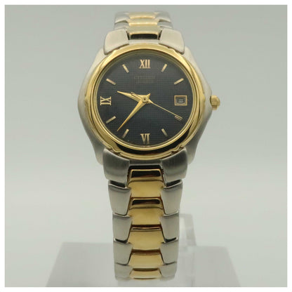 Front view of Citizen Eco-Drive Women's Japanese Quartz (Battery-Powered) Watch BK0414-51A-PO