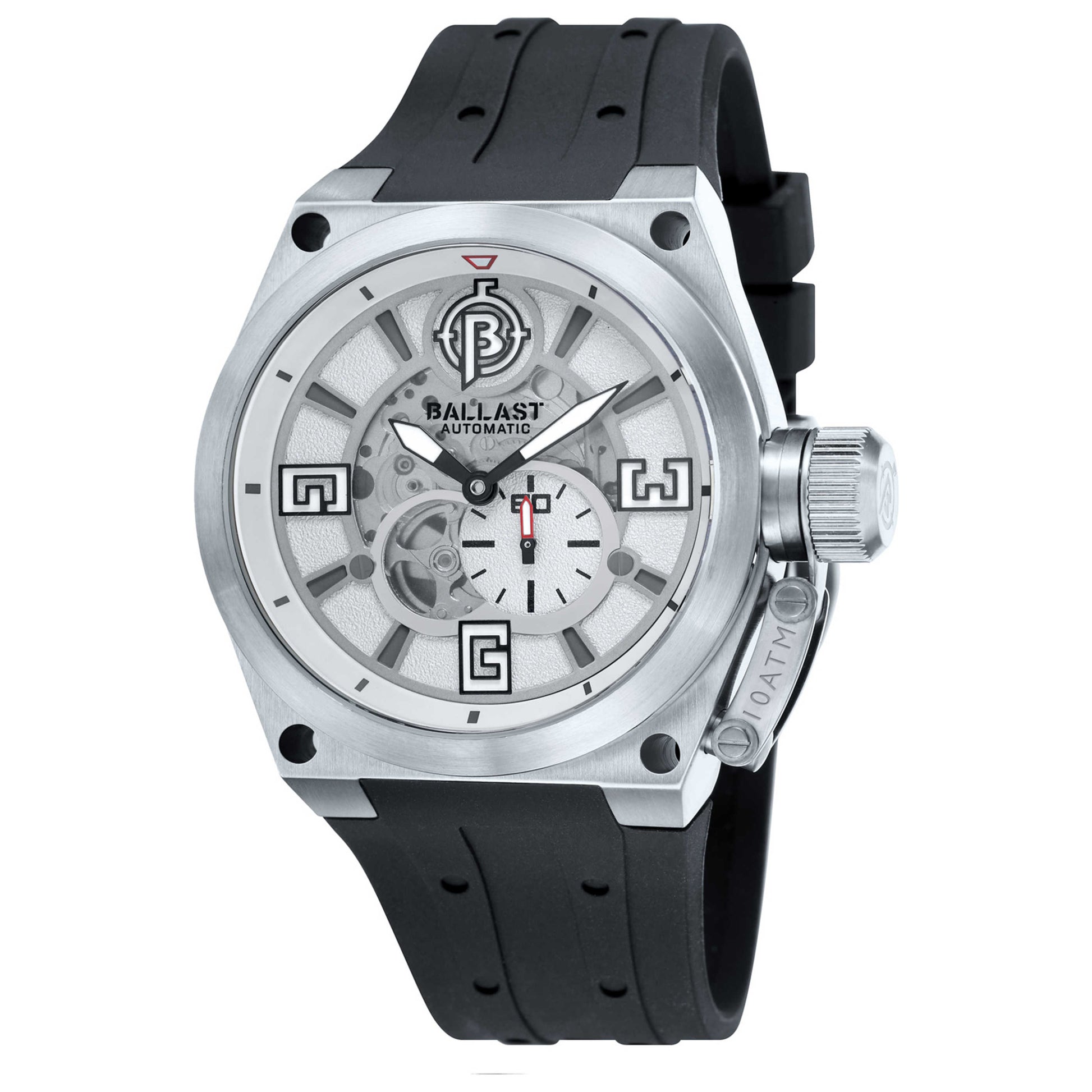 Front view of Ballast Valiant Men's Automatic Watch BL-3129-02